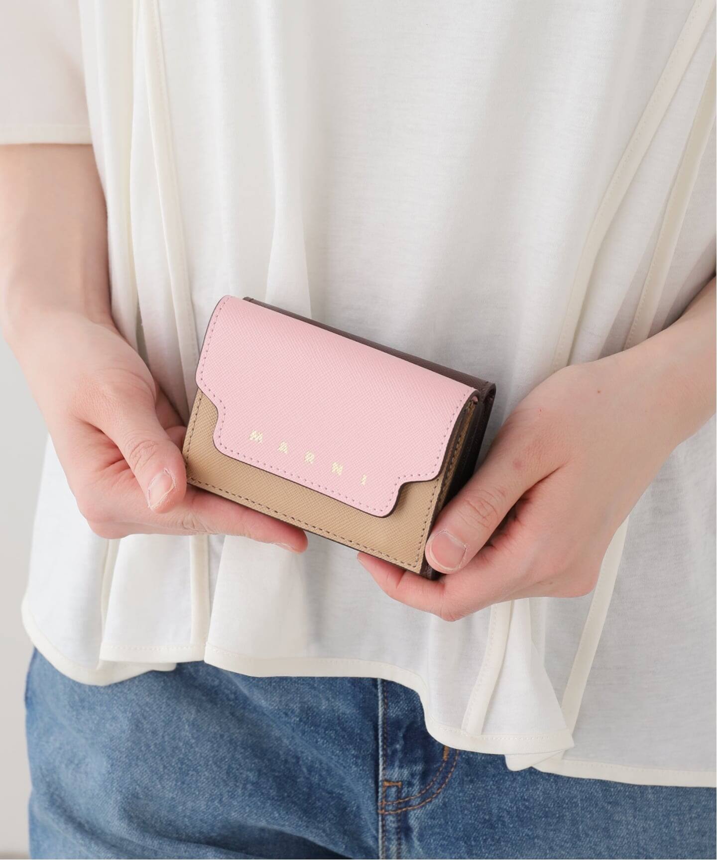 WEB＆東武池袋百貨店限定》MARNI /マルニ TRIFOLD BIG LOGO（財布