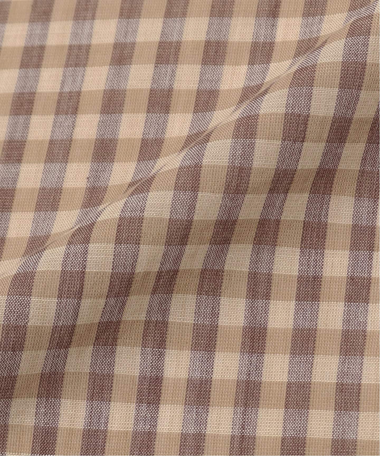 AURALEE (オーラリー) AIRY LIGHT COTTON CHECK SCARF（その他