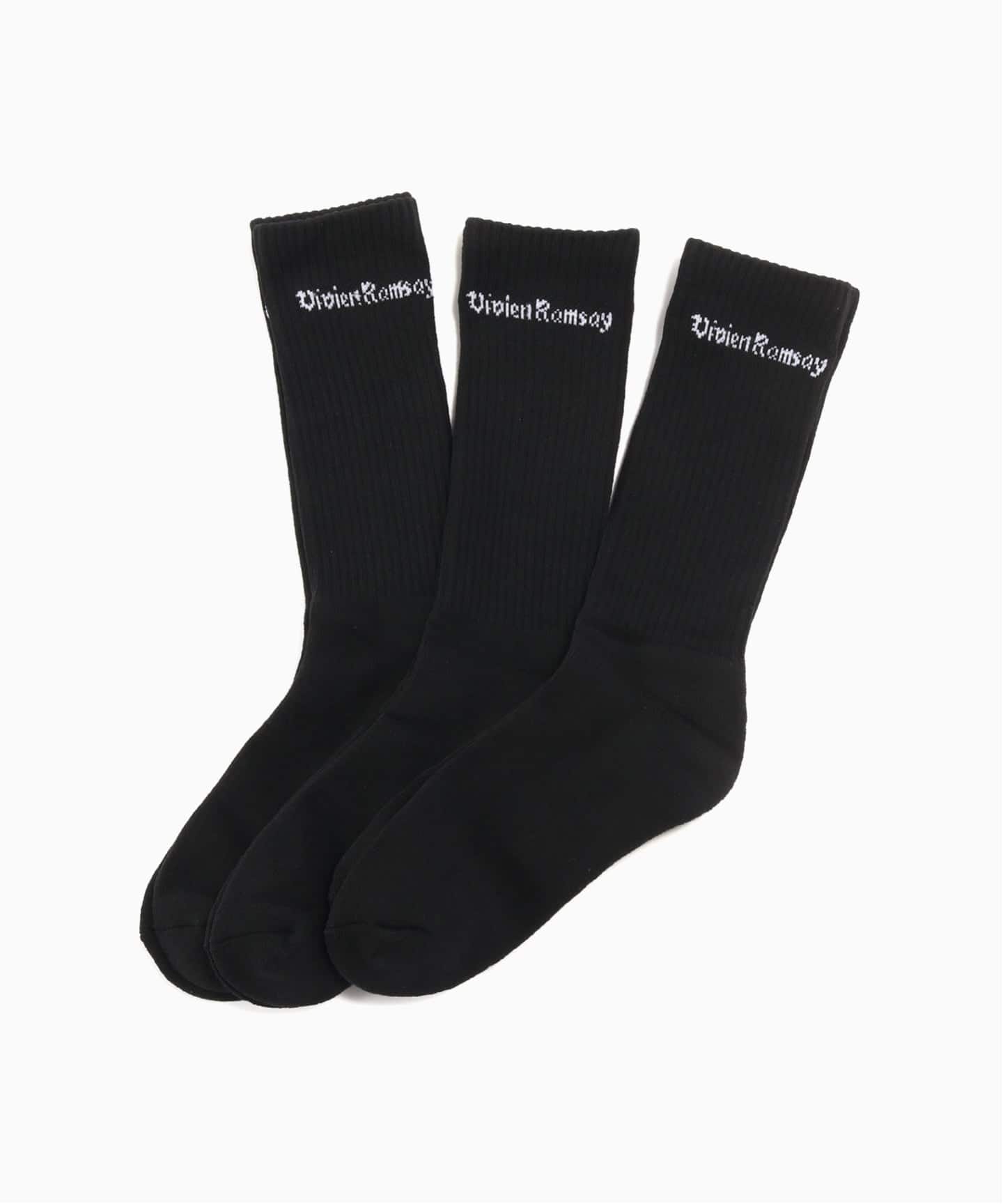 VIVIEN RAMSAY / ヴィヴィアンラムゼイ SPORTS SOCK(3 PACK)（ソックス