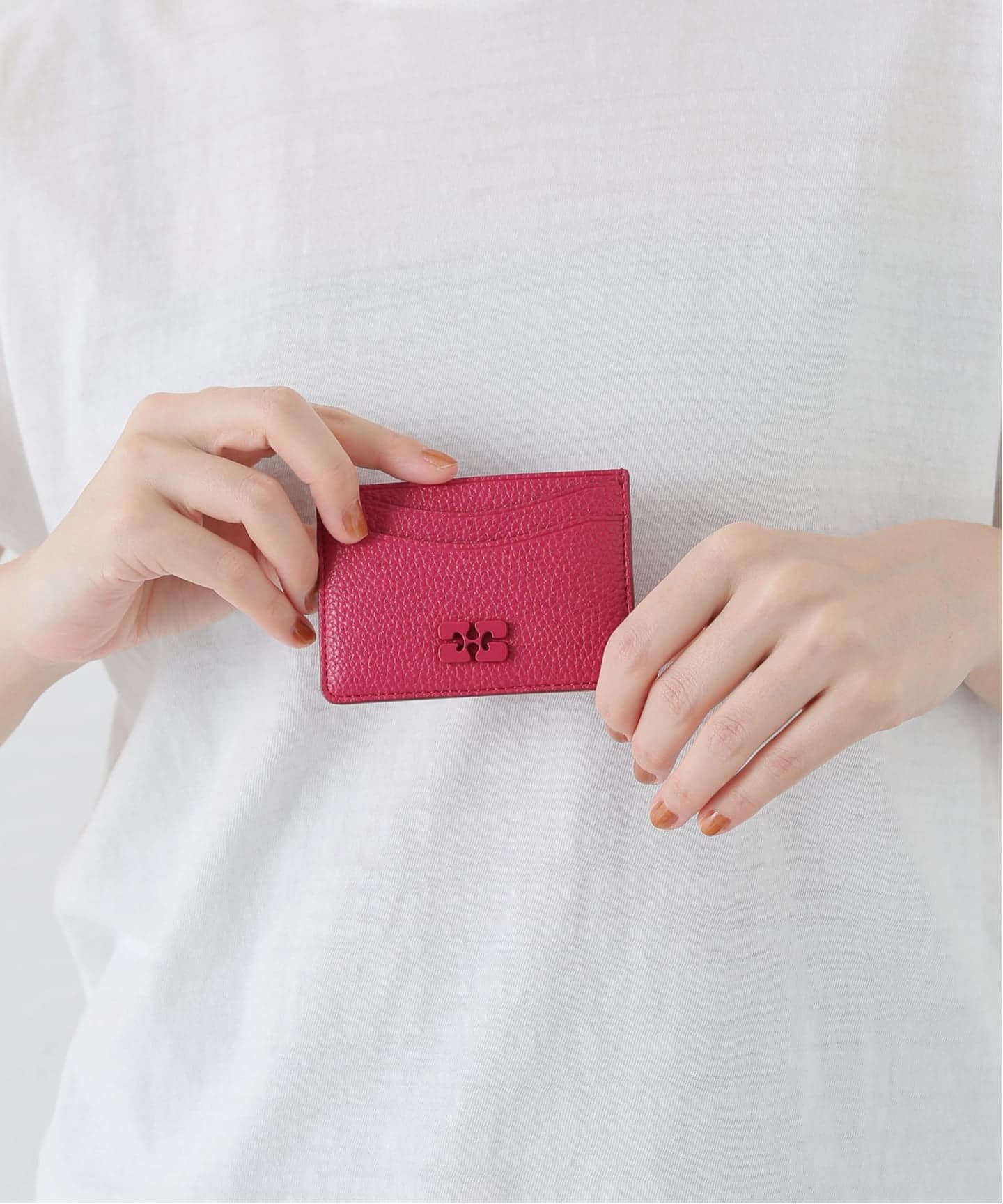 GANNI / ガニー Bou Card Holder Grained（カードケース）｜PULP