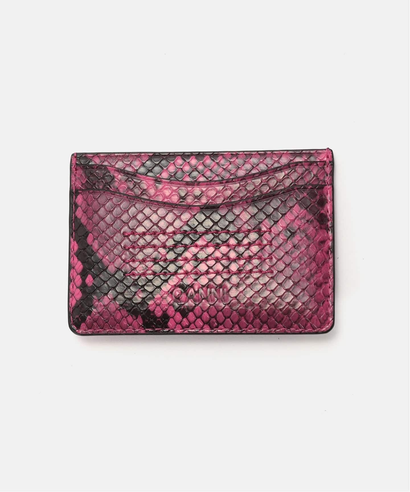 GANNI / ガニー Bou Card Holder Snake（カードケース）｜PULP（パルプ