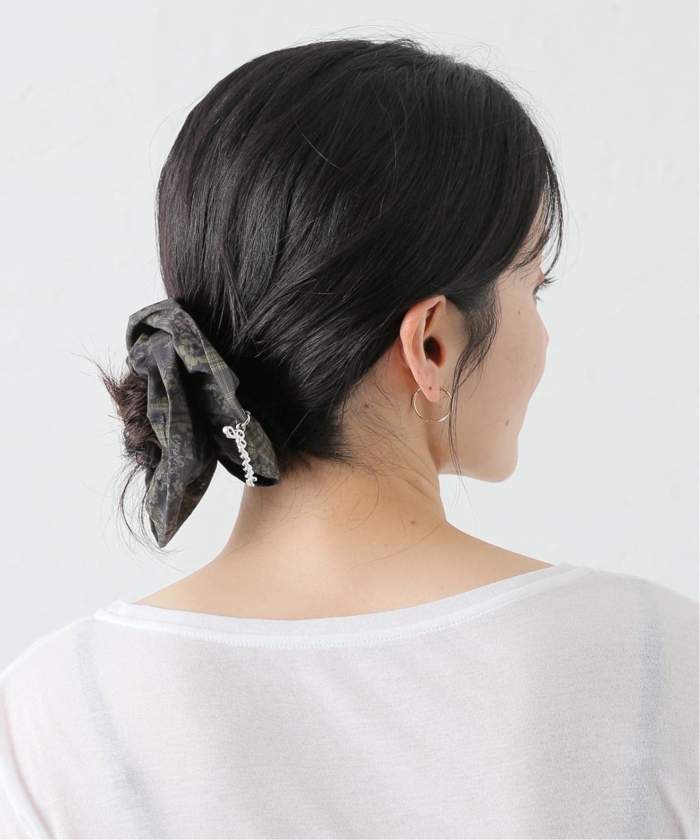 GANNI / ガニー Stretch Cotton Scrunchie（ヘアアクセサリー）｜PULP