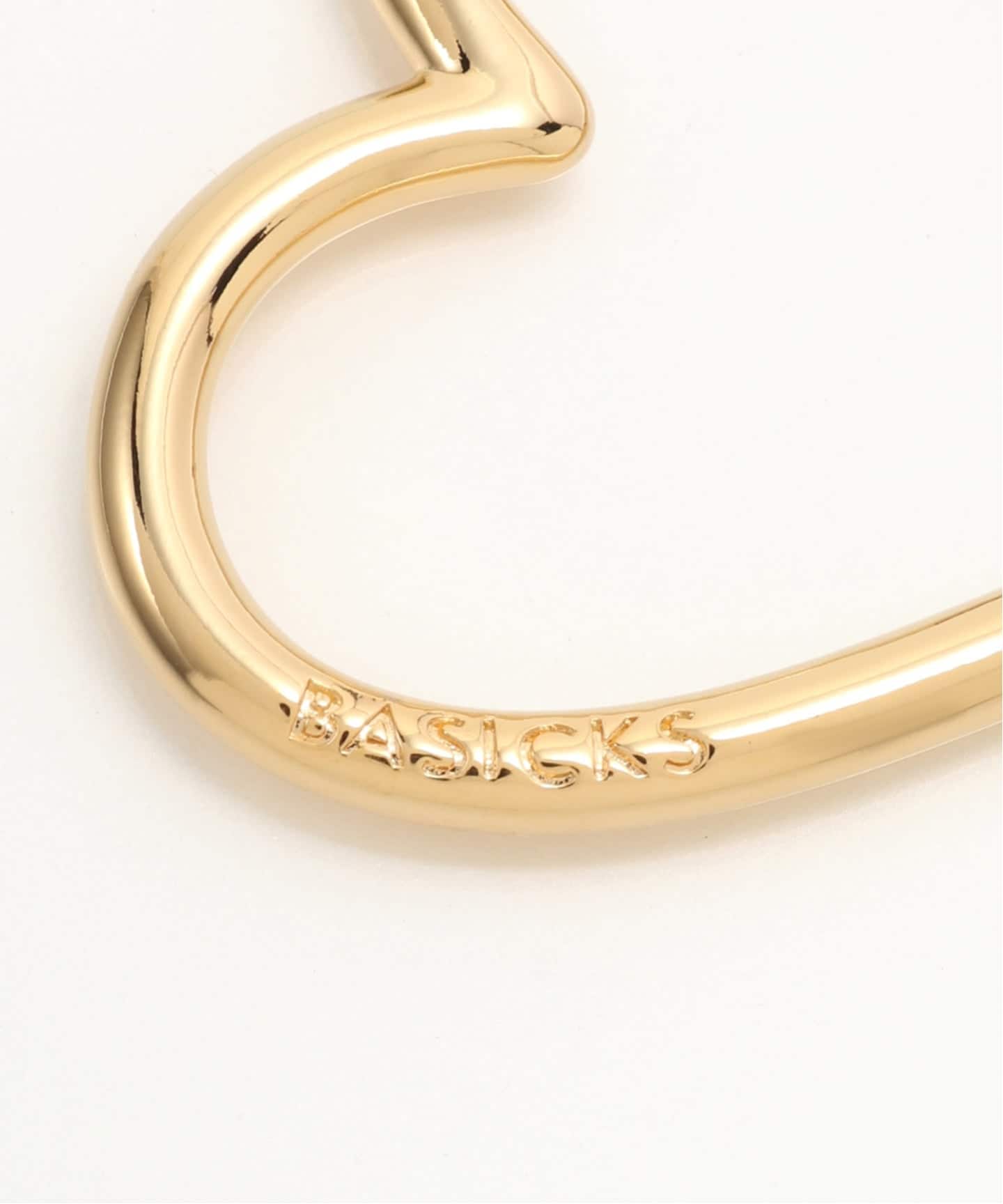 ≪追加2≫BASICKS / ベイシックス GOLD PLATING HEART CARBINER（キー