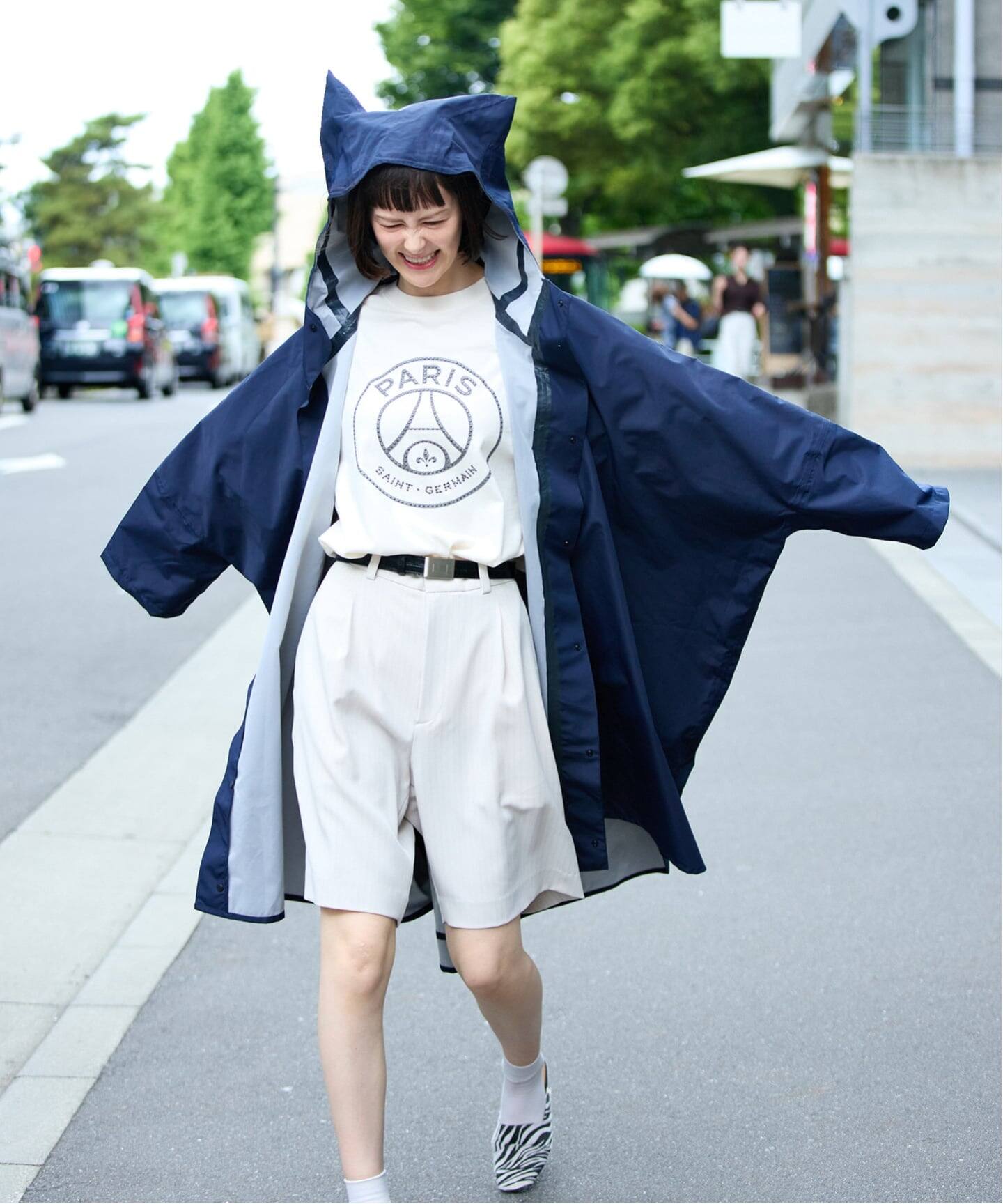 PSG x ATOM RAIN PONCHO（ポンチョ・マント）｜Paris Saint-Germain