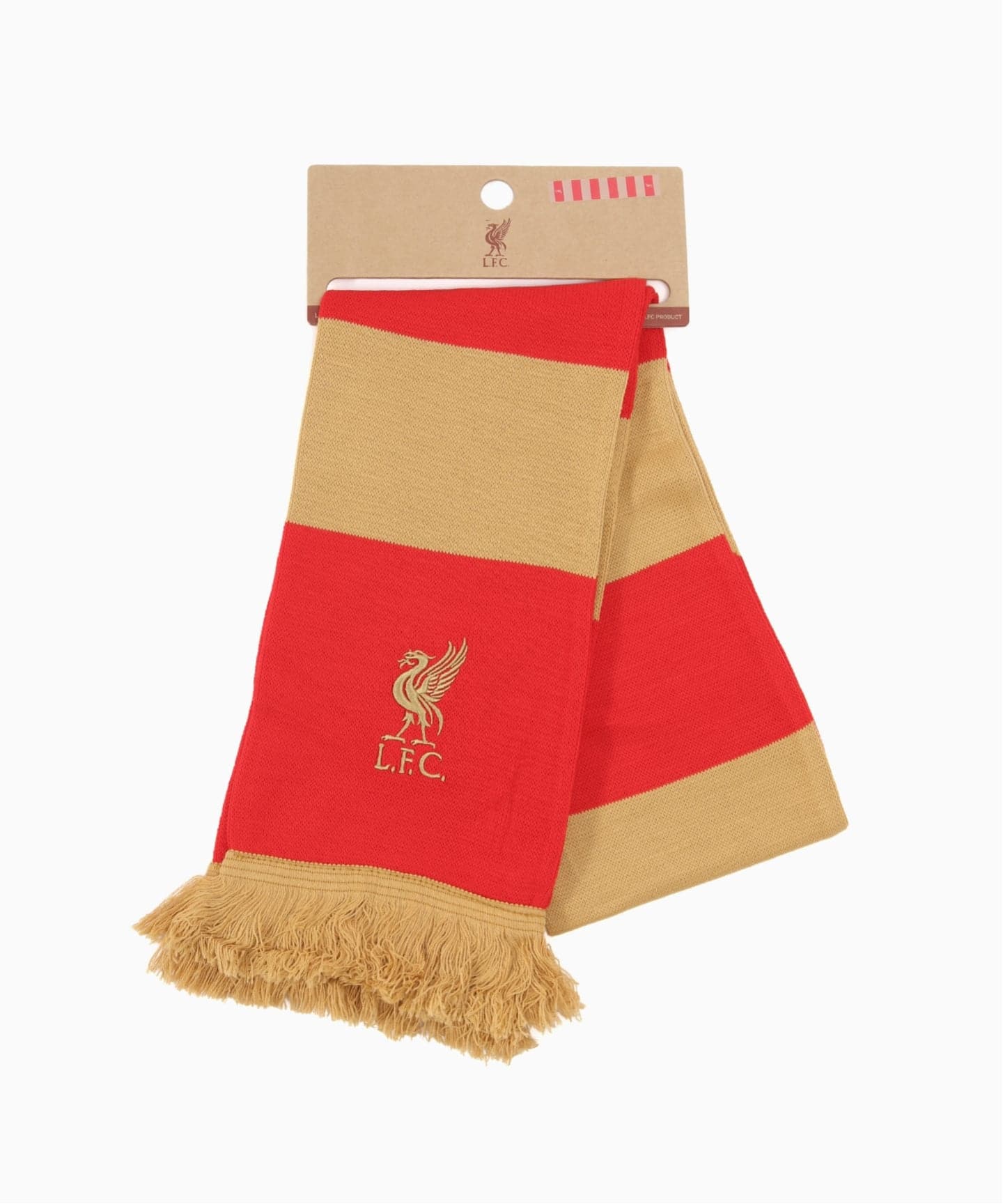 Liverpool FC / リバプール FC】 BAR SCARF - RED GOLD（その他