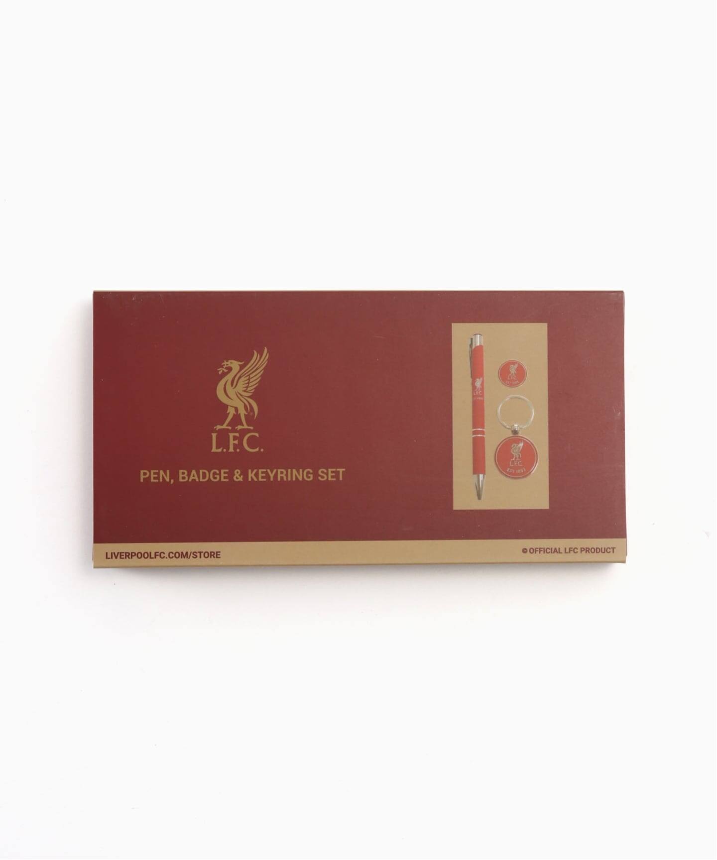 Liverpool FC / リバプール FC】 BADGE, KEYRING & PEN SET（その他