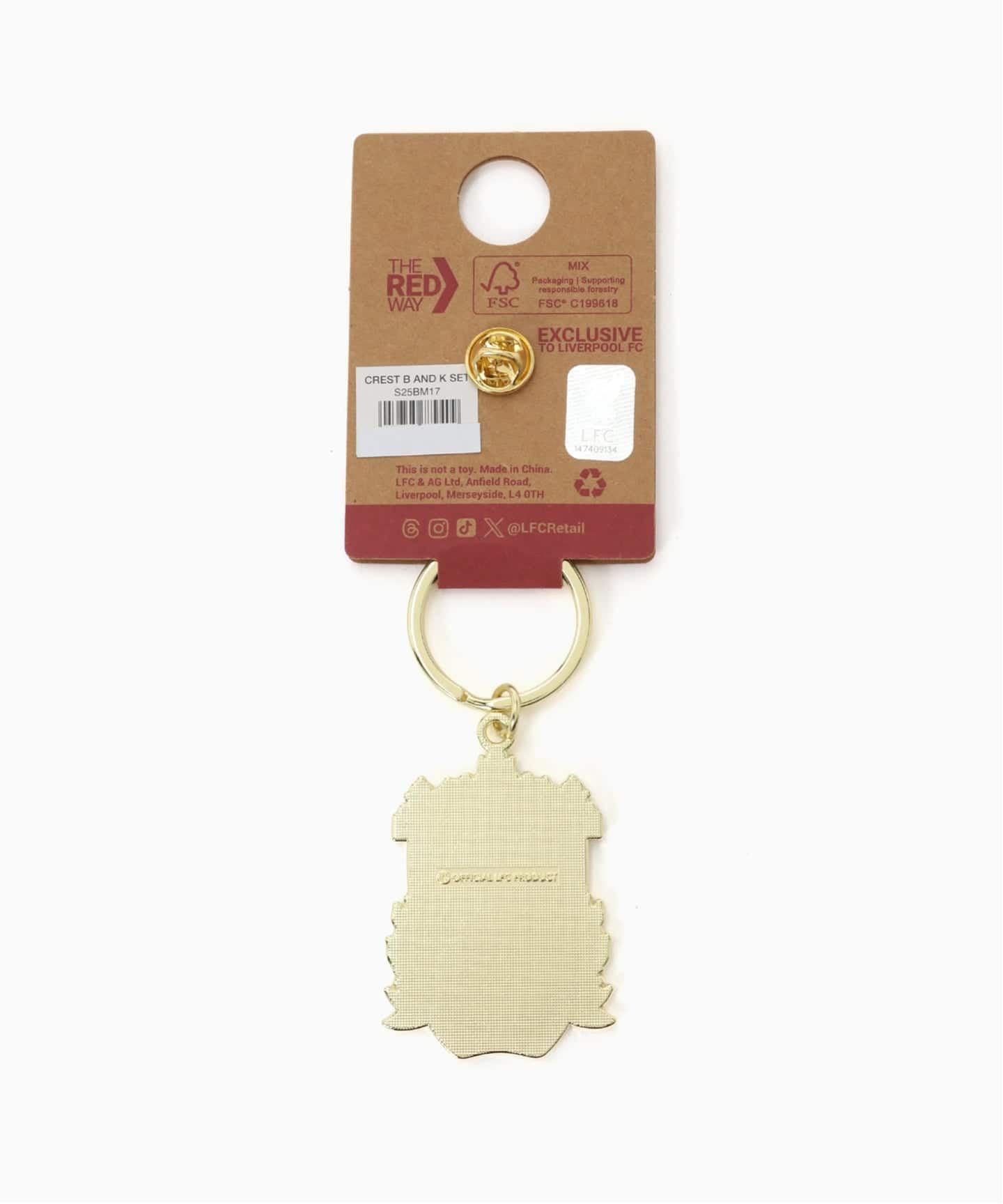 Liverpool FC / リバプールFC】 CREST B AND K SET（キーケース／キー