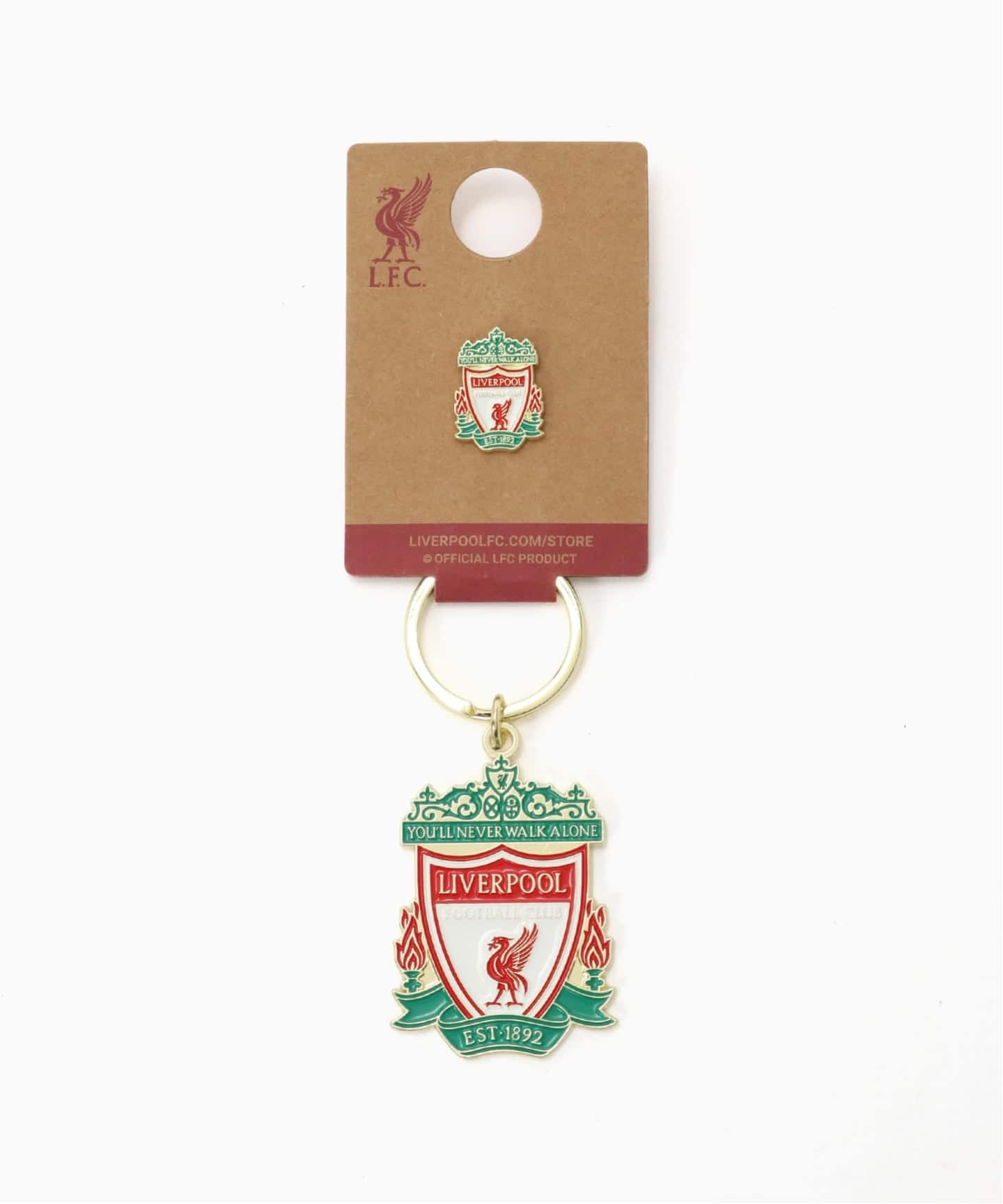 リバプールのアクセサリーなど LIVERPOOL FC Liverpool FC / リバプールFC】 CREST B AND K SET（キーケース／キー