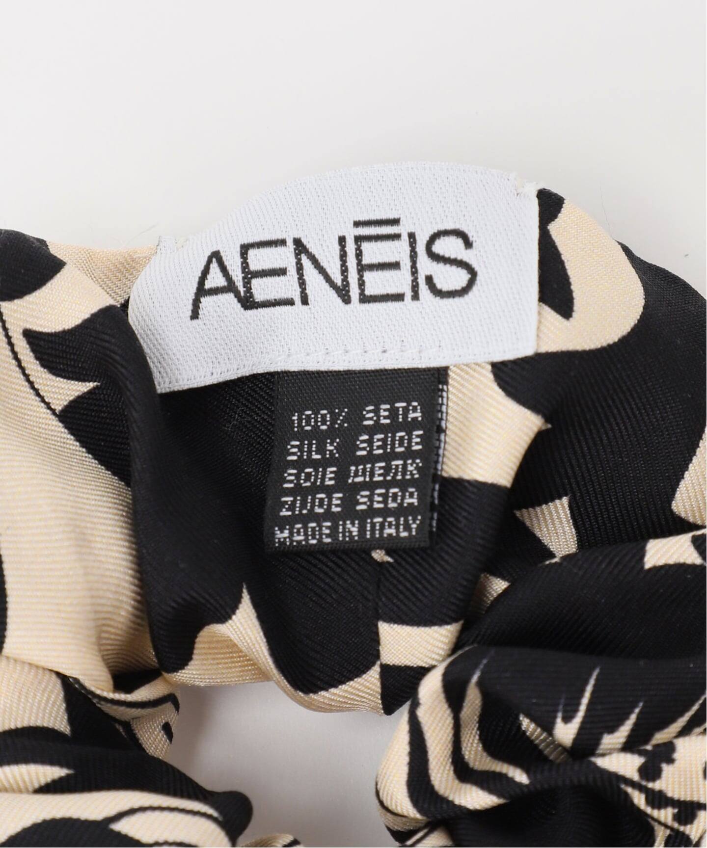 AENEIS/エネス】Mur Floral Silk Scrunchie：シュシュ（ヘア