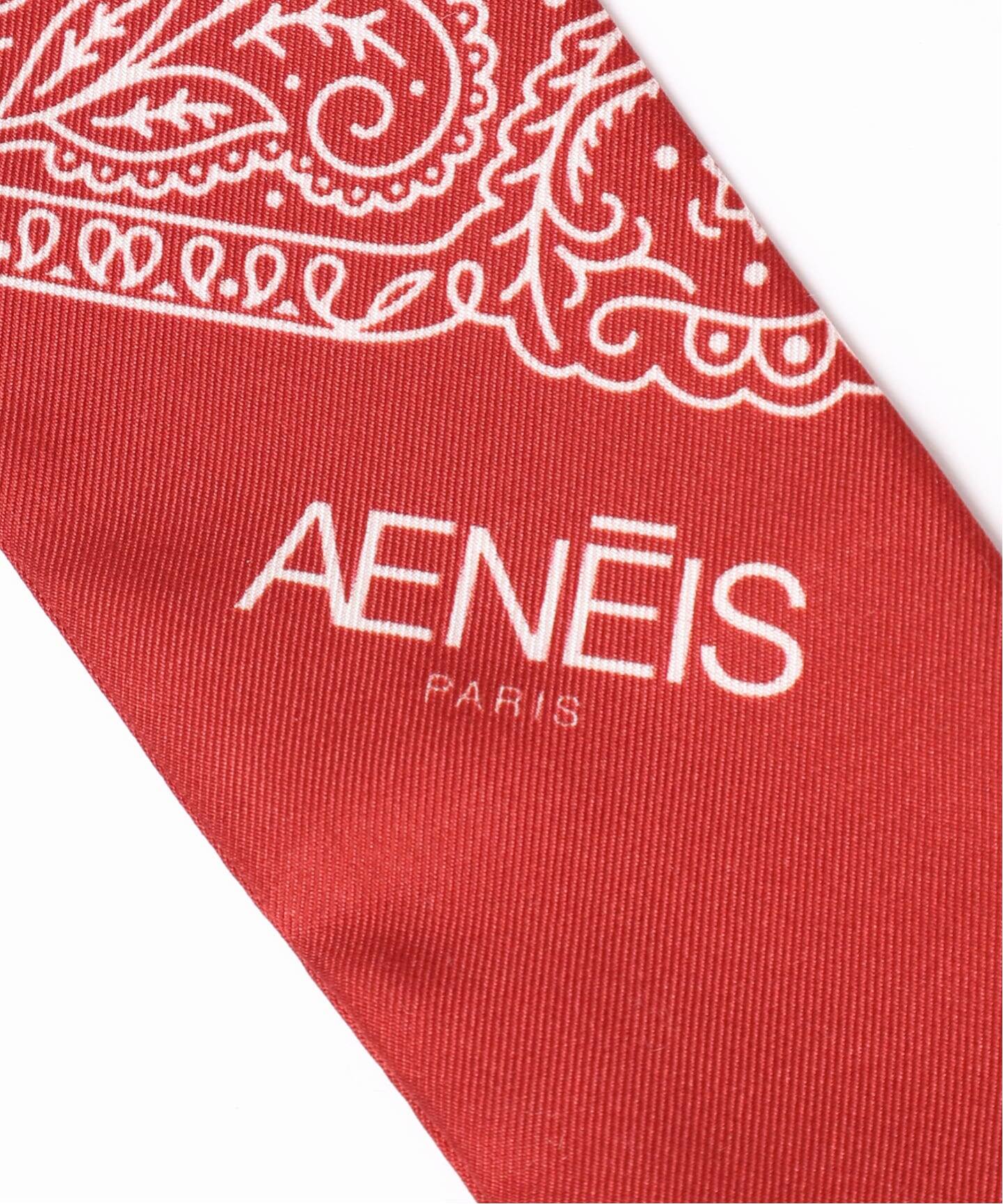 AENEIS/エネス】Minimal Illusion Silk Twill Bande：スカーフ