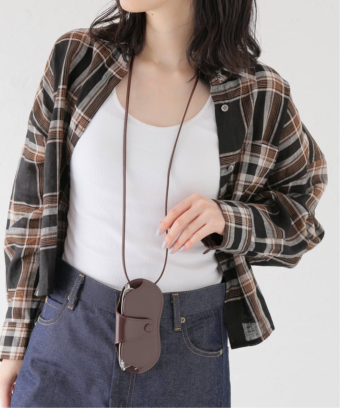 JANE SMITH/ジェーンスミス COW LEATHER メガネホルダー 26SAC-#403S