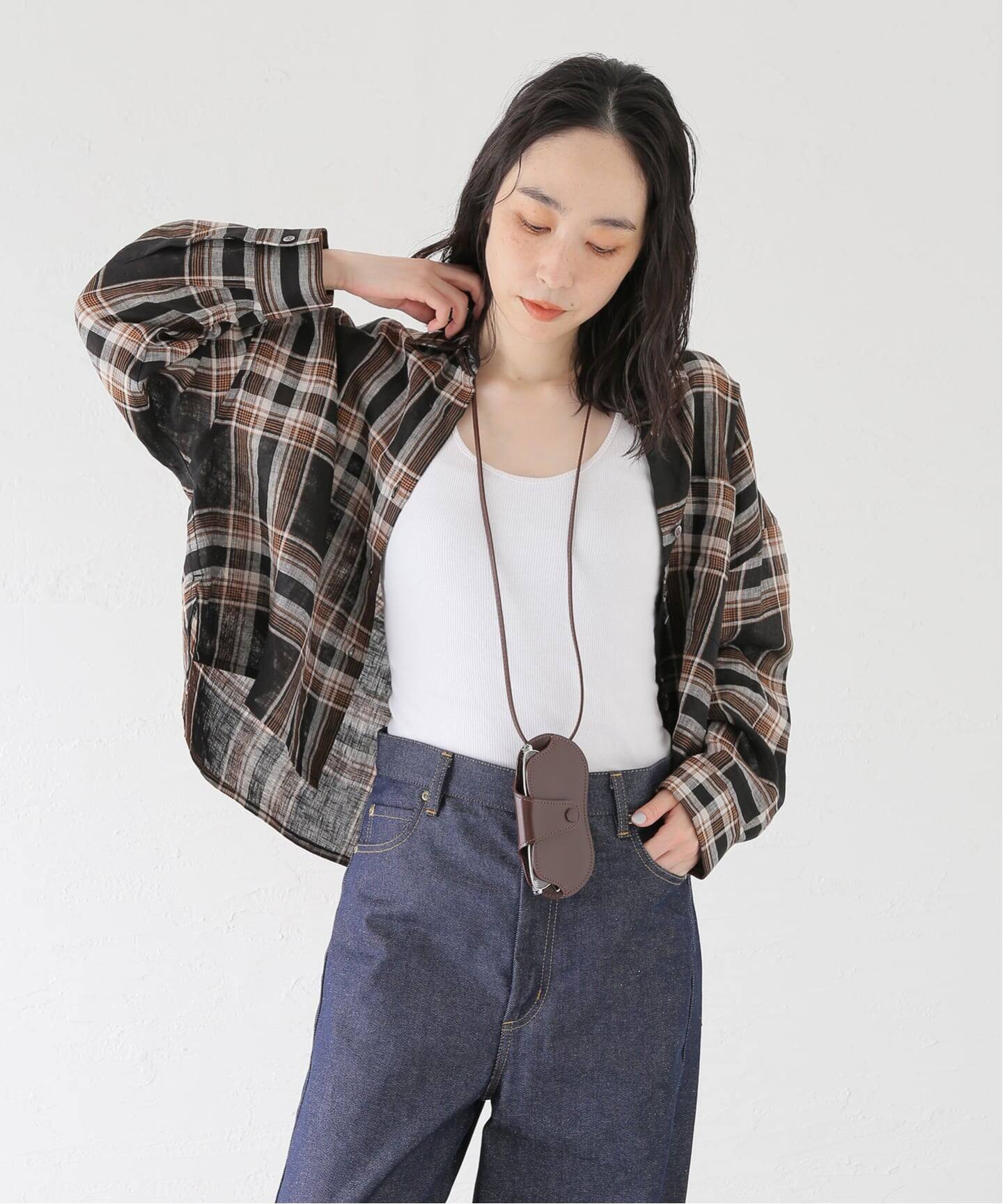 JANE SMITH/ジェーンスミス COW LEATHER メガネホルダー 26SAC-#403S