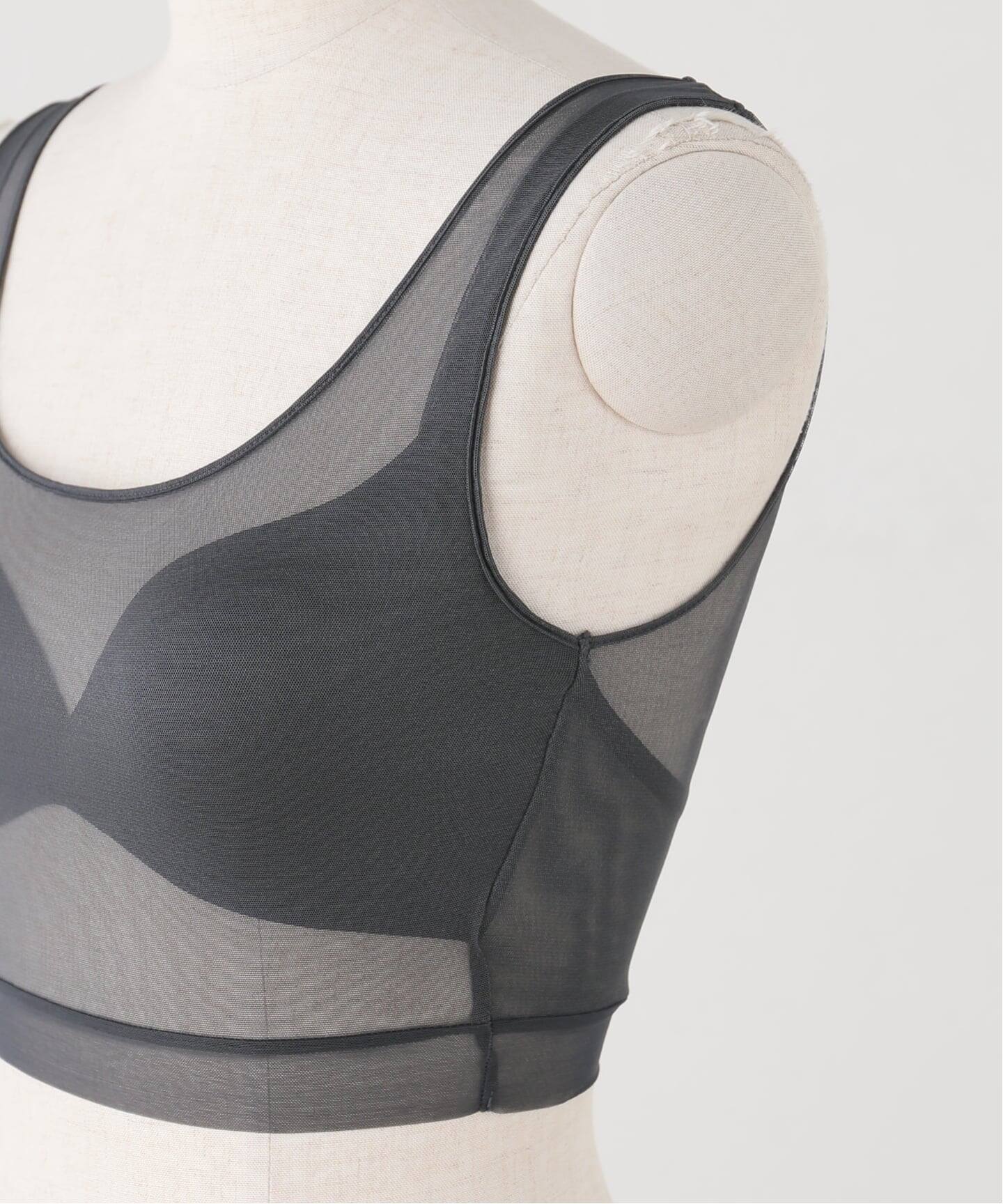 NICENICE MOMENT / ナイスナイスモーメント】 MESH BRA TANK（カップ 