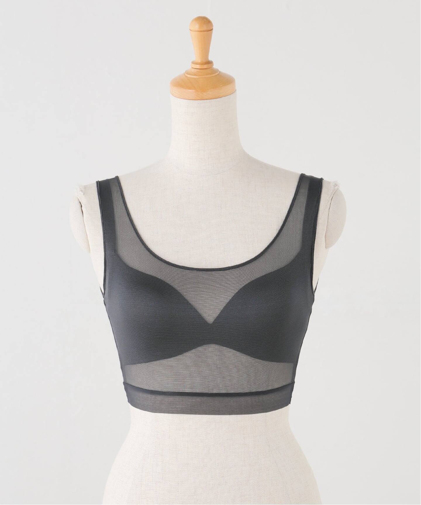 NICENICE MOMENT / ナイスナイスモーメント】 MESH BRA TANK（カップ 