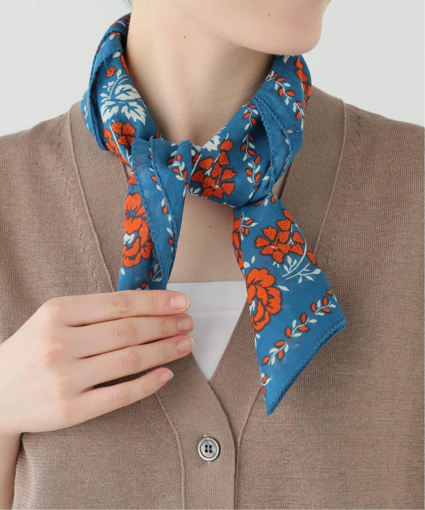 MOISMONT/モワモン】 Scarf Fichu N652（スカーフ／バンダナ