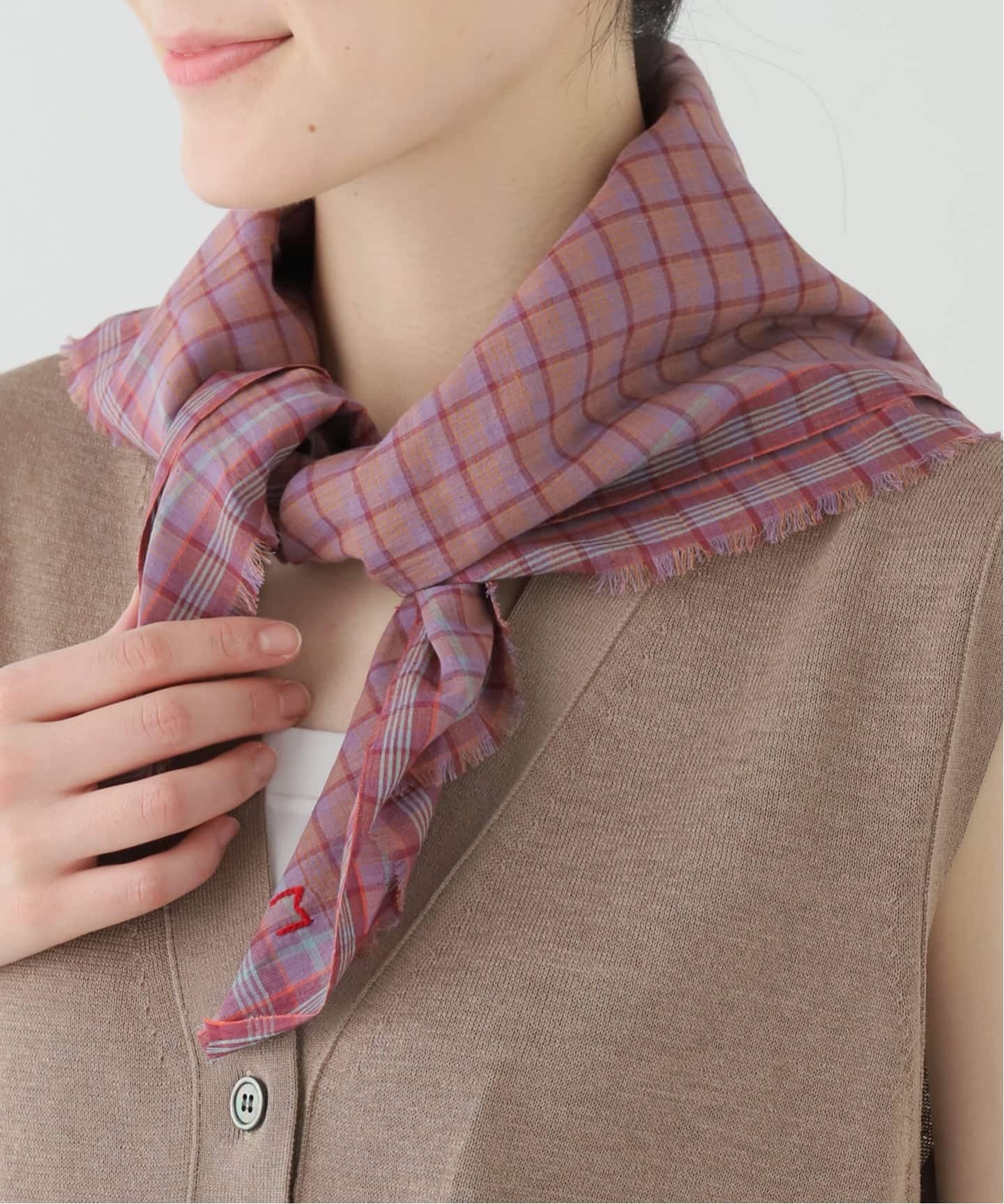 MOISMONT/モワモン】 Scarf Massager N818（スカーフ／バンダナ