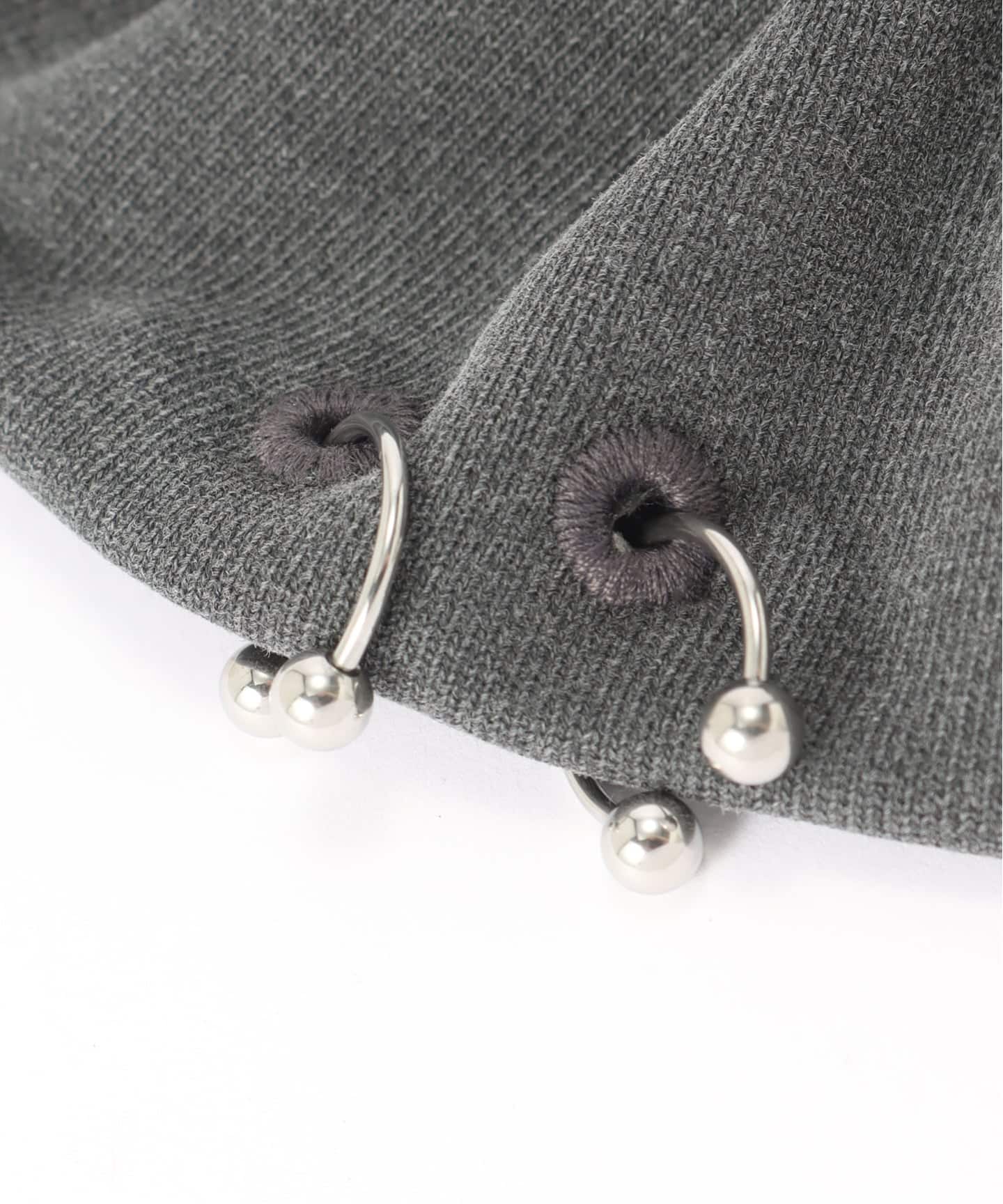 HEYEP/ヘイップ】PIERCED SWEAT SHIRTT SCRUNCHIE（ヘアアクセサリー