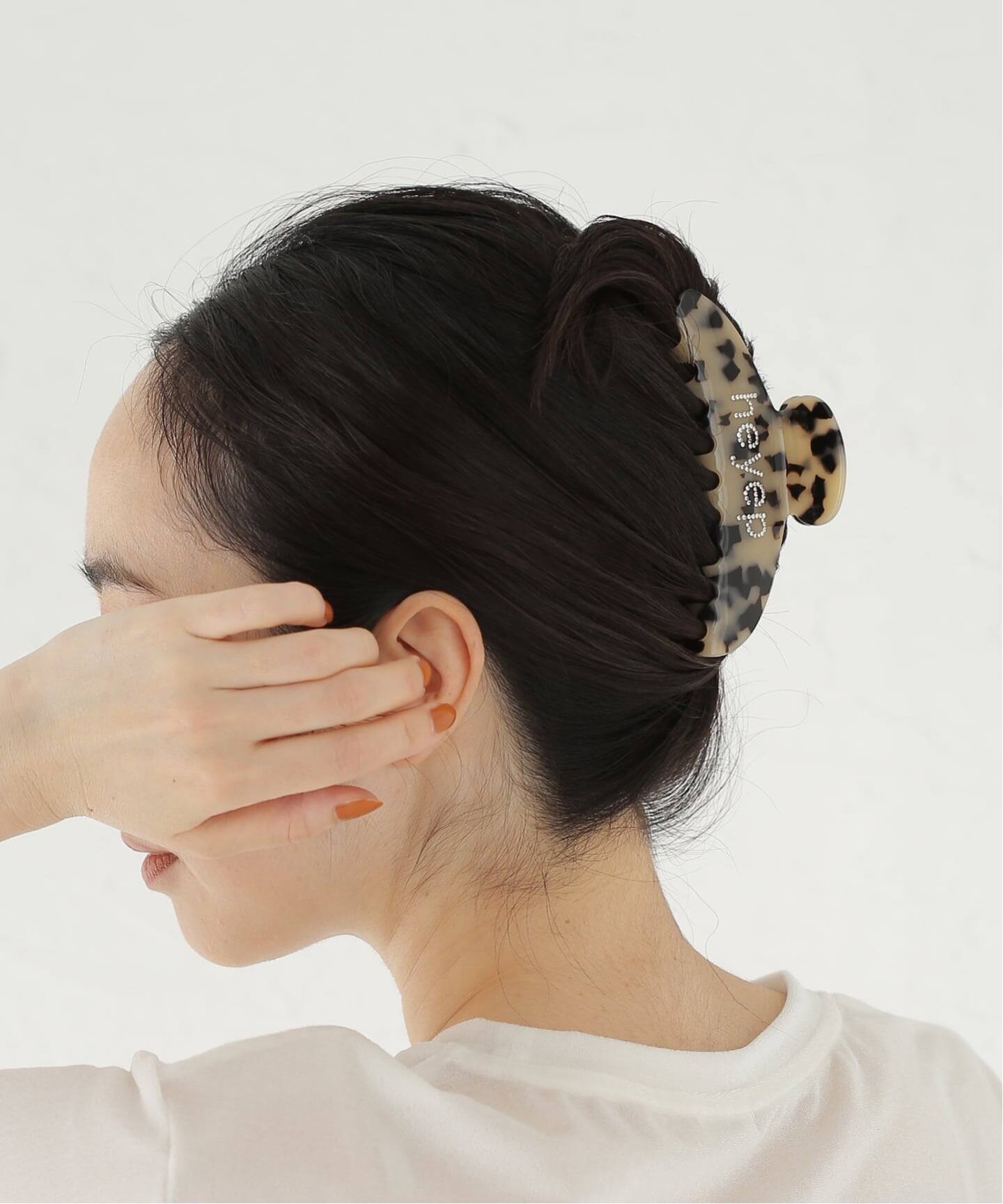 heyep / ヘイップ ヘアアクセサリー HEYEP/ヘイップ】 FINE Rhinestone LOGO Clip（ヘアアクセサリー