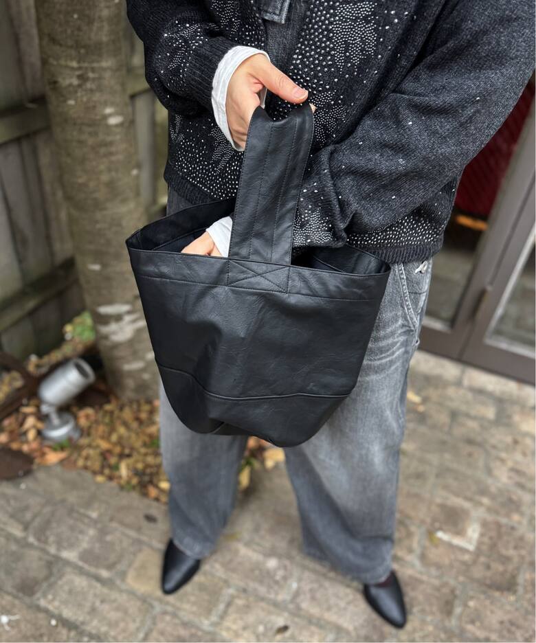 追加》フェイクレザー サークルBAG-M（その他バッグ）｜journal 