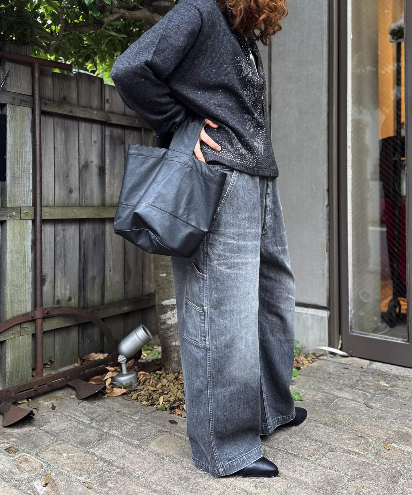 追加予約》フェイクレザー サークルBAG-M（その他バッグ）｜journal