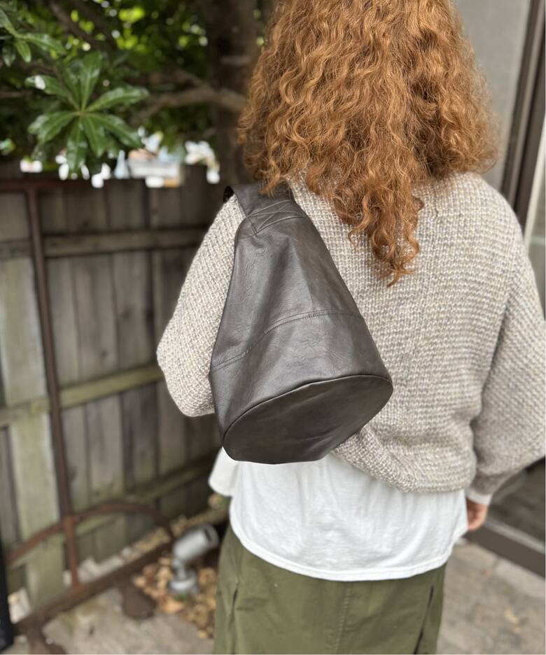 追加》フェイクレザー サークルBAG-M（その他バッグ）｜journal 