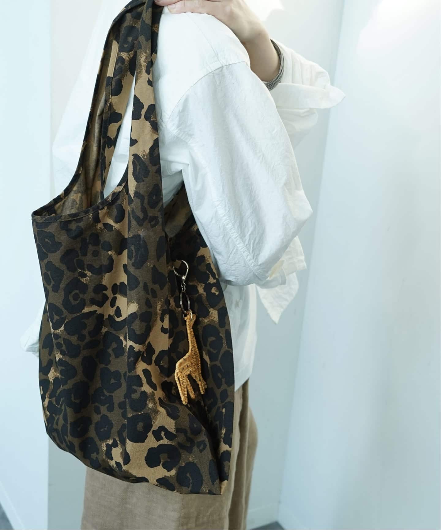 ラックス　Ma`r’s BAG-big ブラウン　レオパード Ma`r's BAG-Big（トートバッグ）｜journal standard luxe（ジャーナル