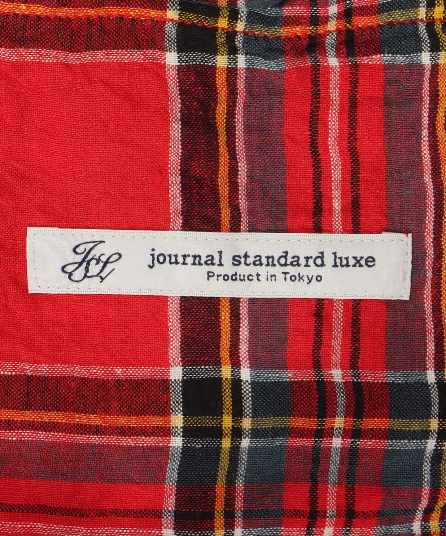 リネンチェック BAG（トートバッグ）｜journal standard luxe