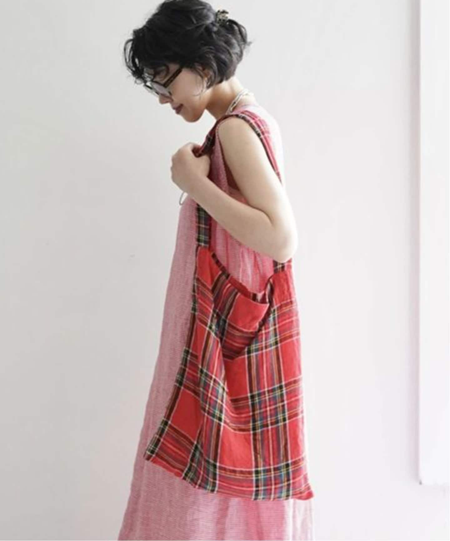リネンチェック BAG（トートバッグ）｜journal standard luxe