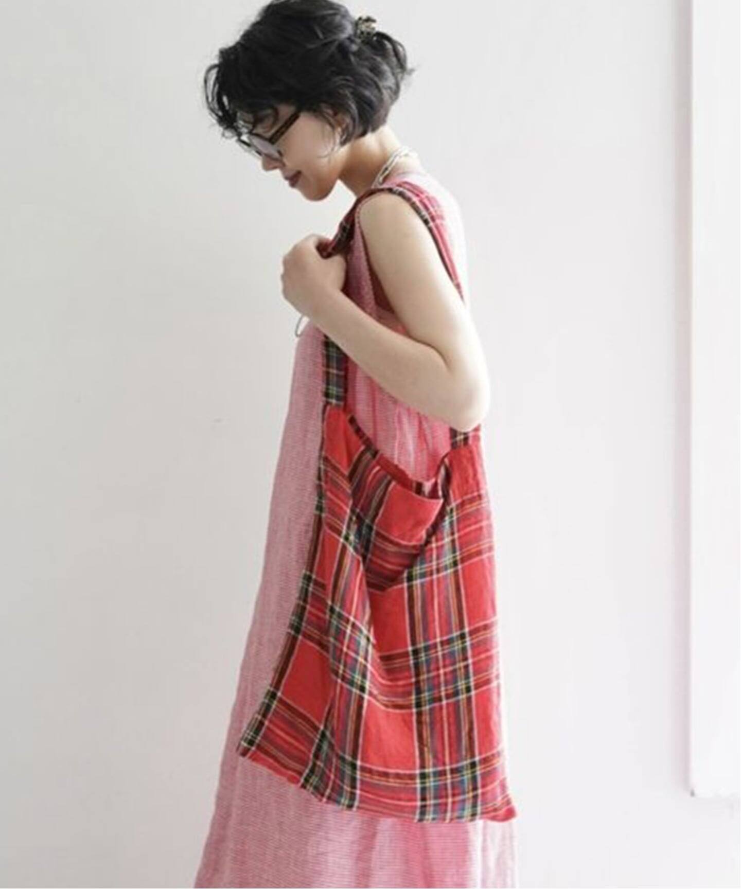 リネンチェック BAG（トートバッグ）｜journal standard luxe 