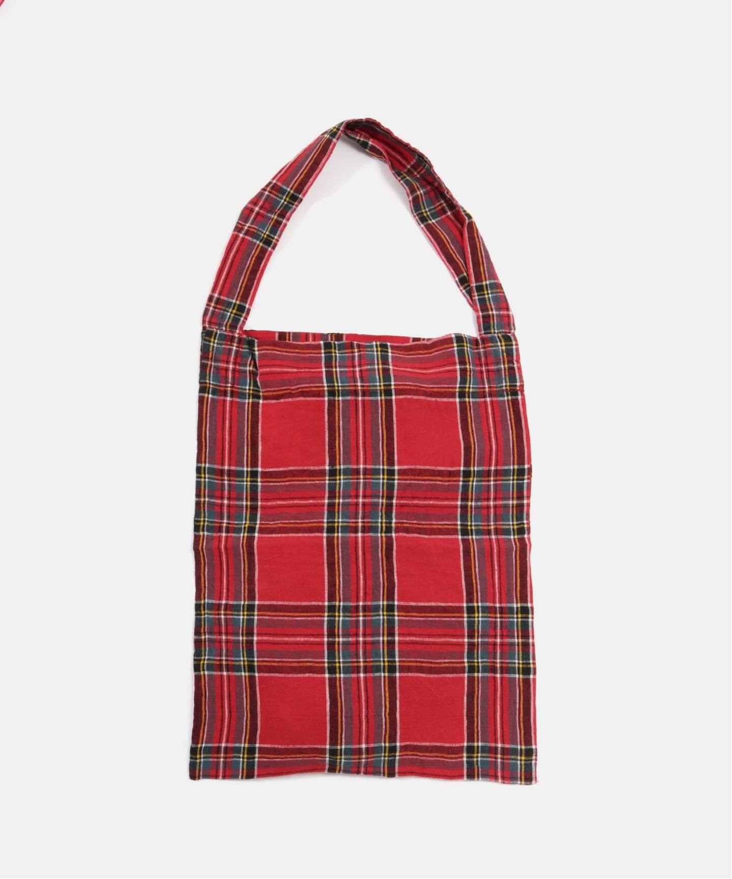 journal standard luxe⭐️リネンチェック BAGレッド リネンチェック BAG（トートバッグ）｜journal standard luxe