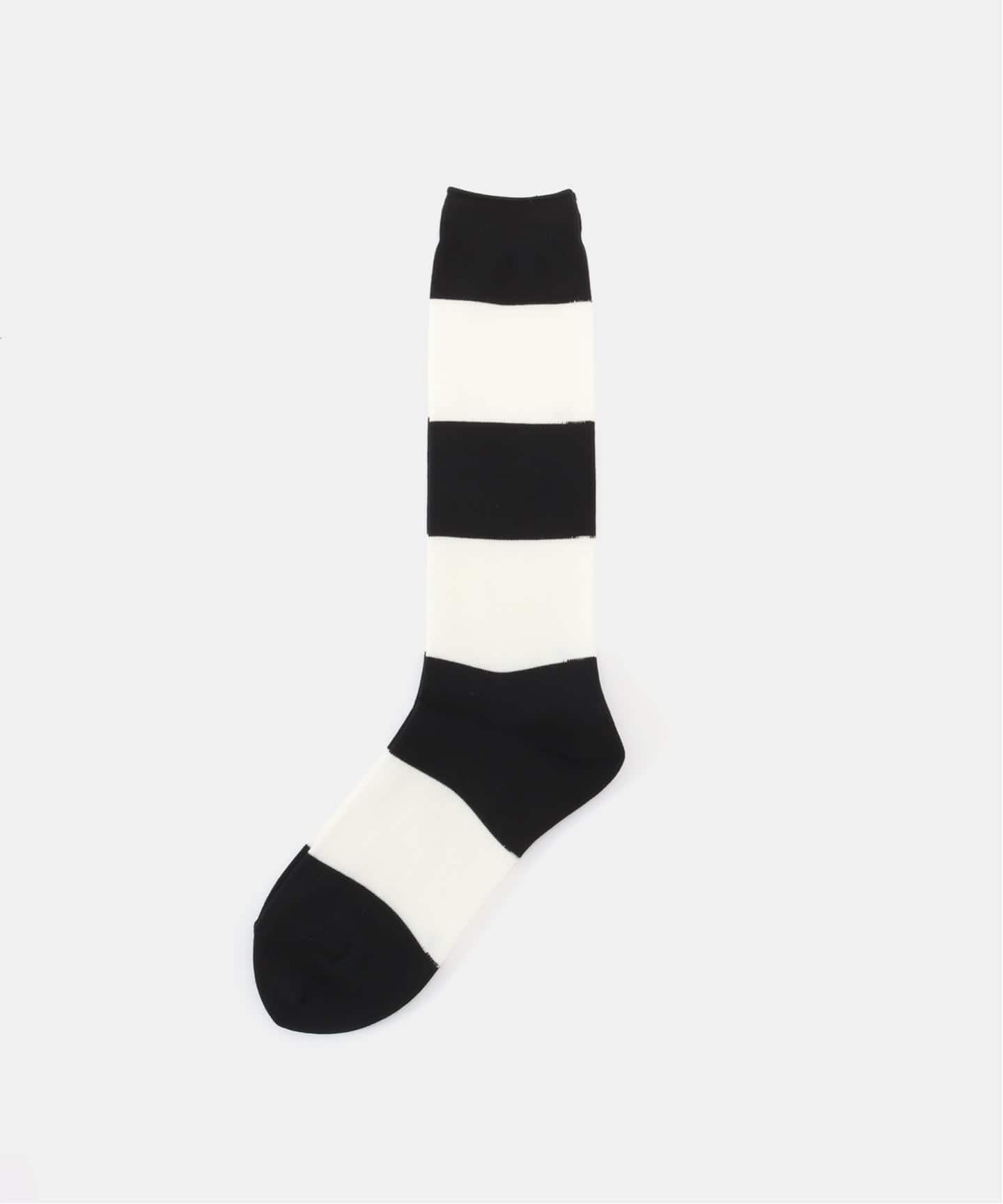 SOCKS BORDER WIDE ジャーナルスタンダードラックス⭐️COTTON ジャーナルスタンダードラックス⭐️COTTON メルカリ - SOCKS BORDER WIDE レッグウェア