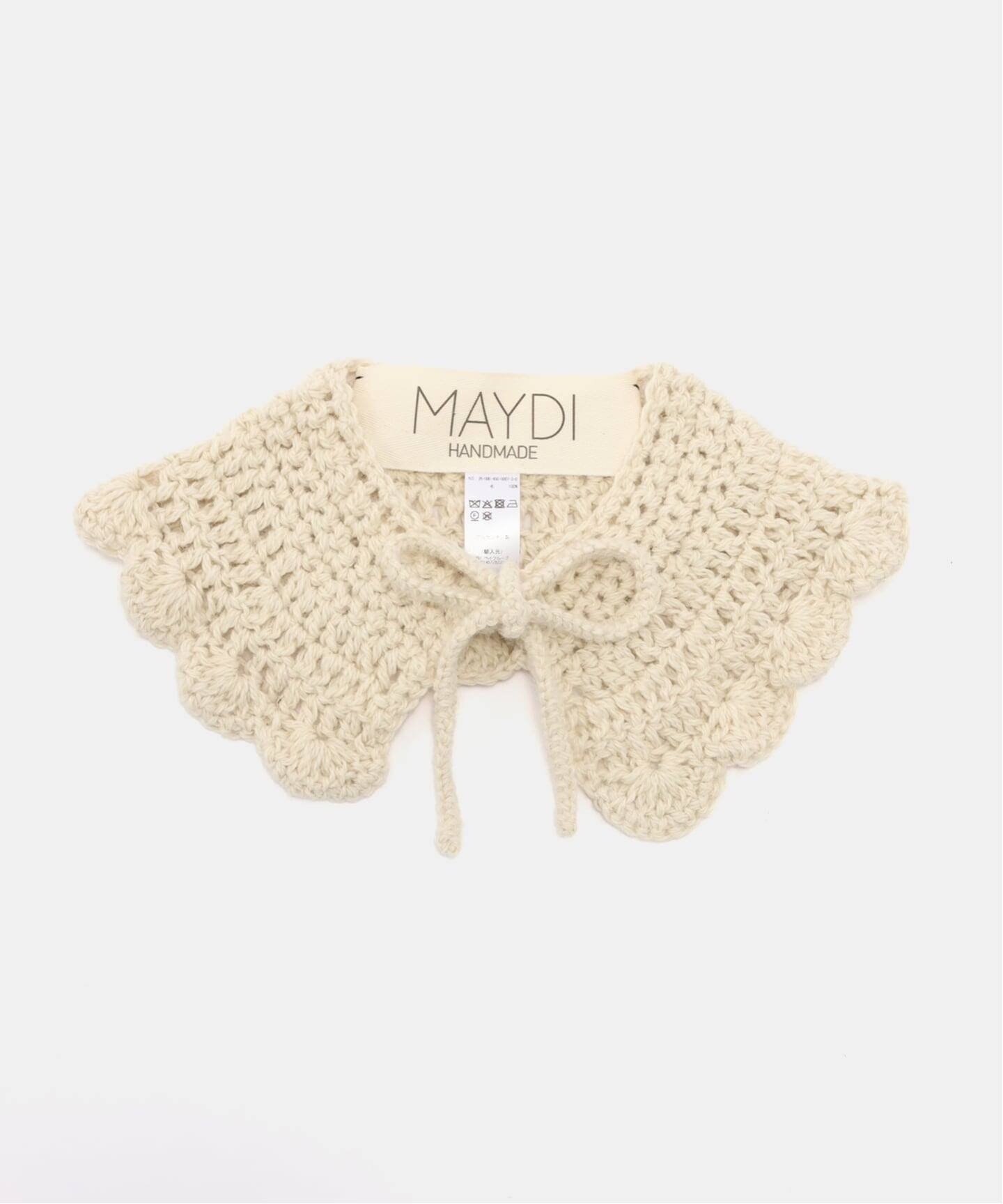 MAYDI】 Hand-knitted crochet collar（その他ファッション小物