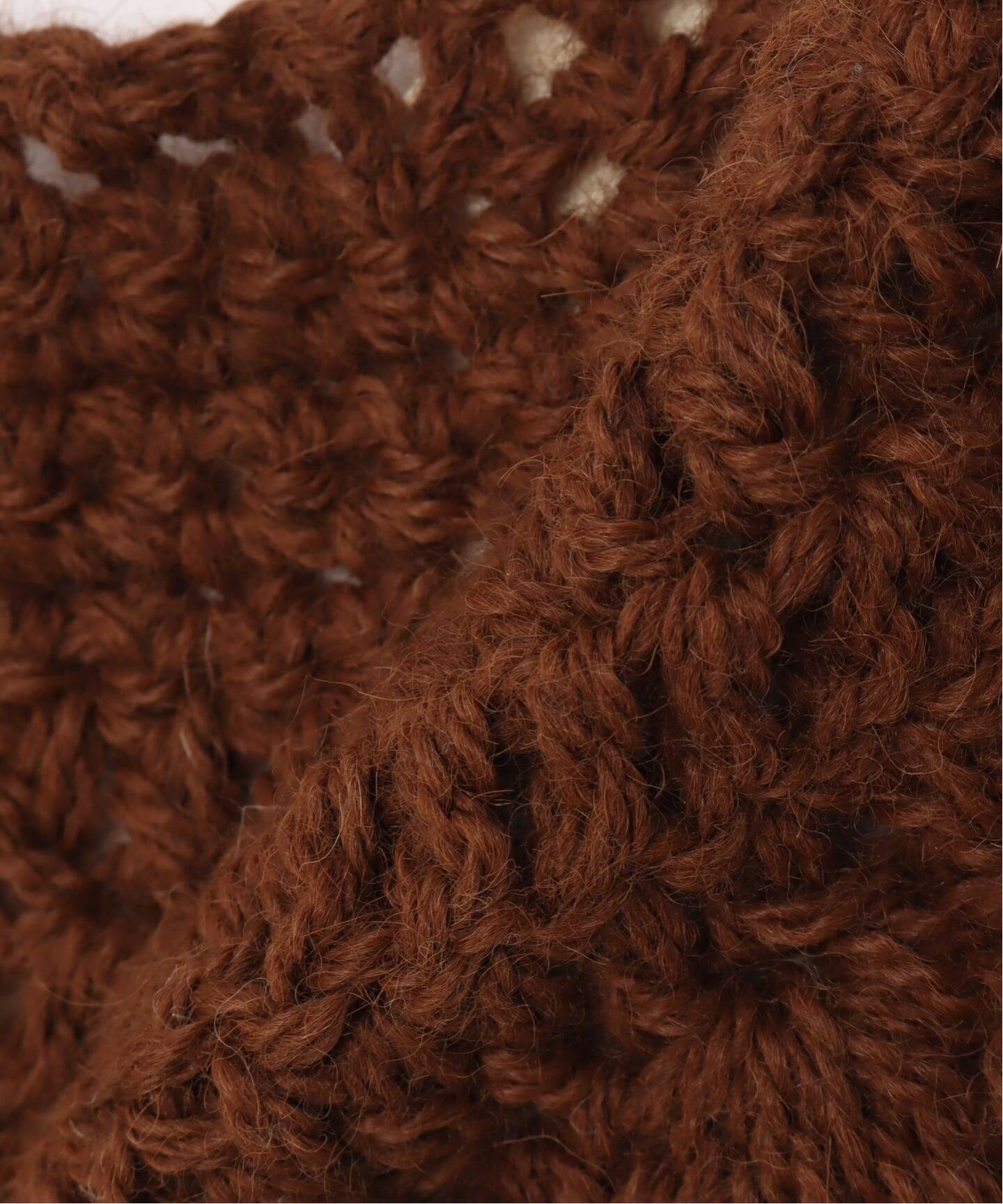 MAYDI】 Hand-knitted crochet collar（その他ファッション小物