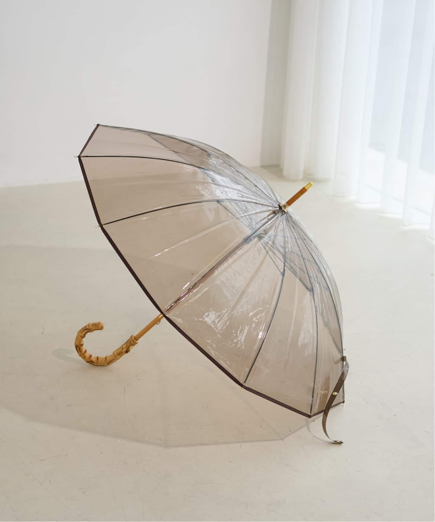 追加》【TRADITIONAL WEATHERWEAR】CLEAR UMBRELLA BAMBOO：傘（傘