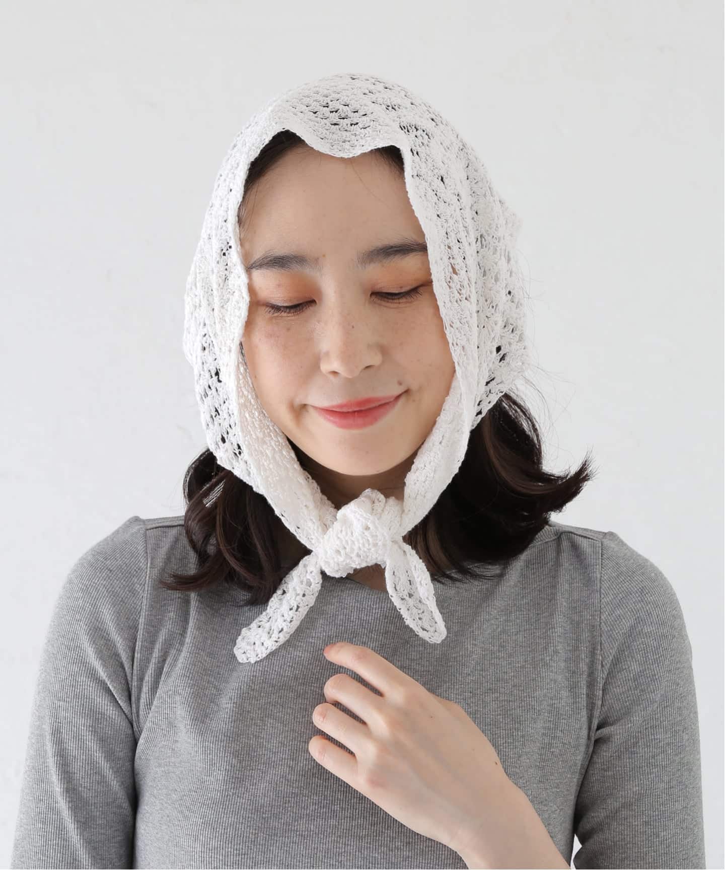 TODAYFUL/トゥデイフル】Crochet Lace Scarf（スカーフ／バンダナ
