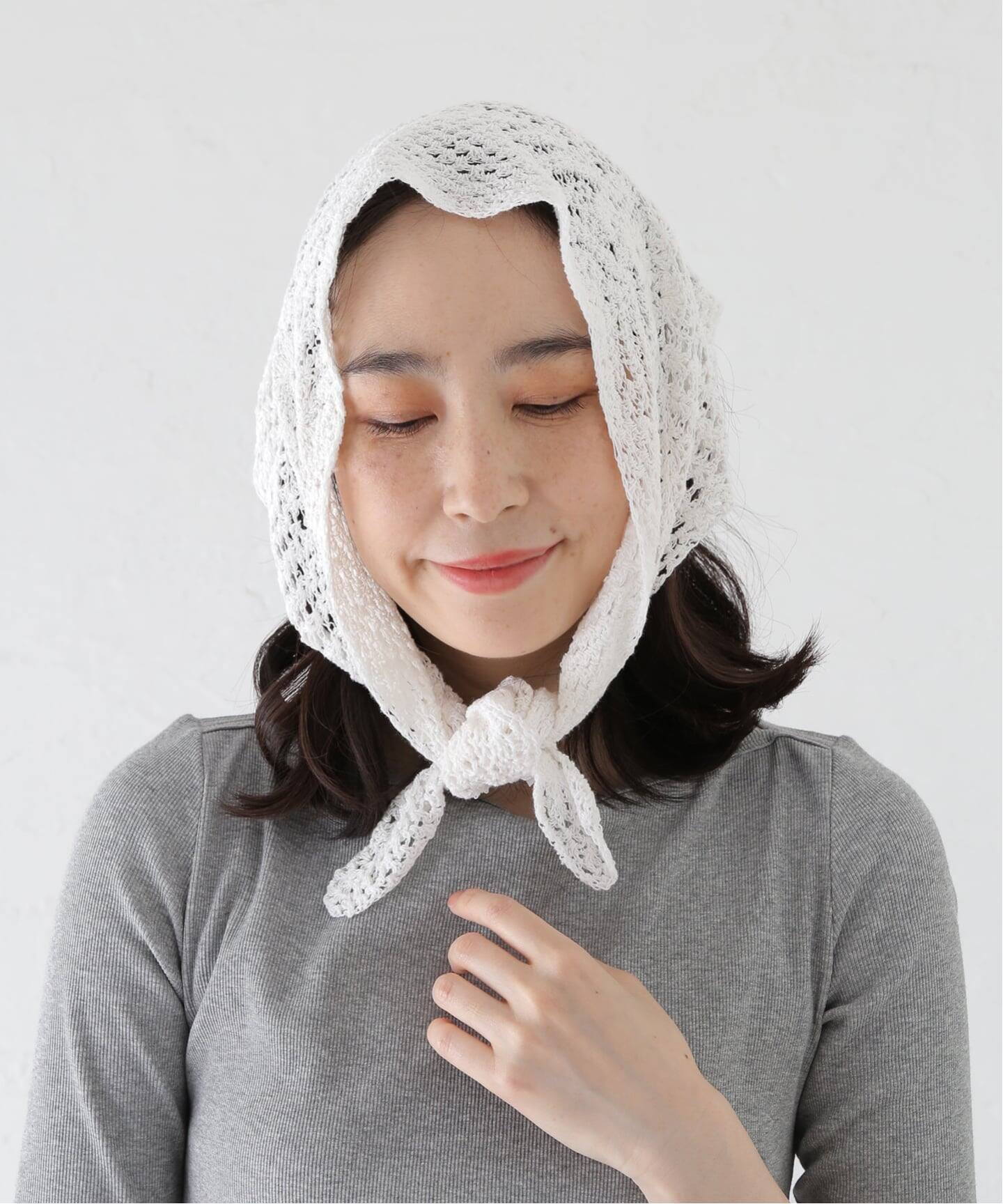 TODAYFUL/トゥデイフル】Crochet Lace Scarf（スカーフ／バンダナ 