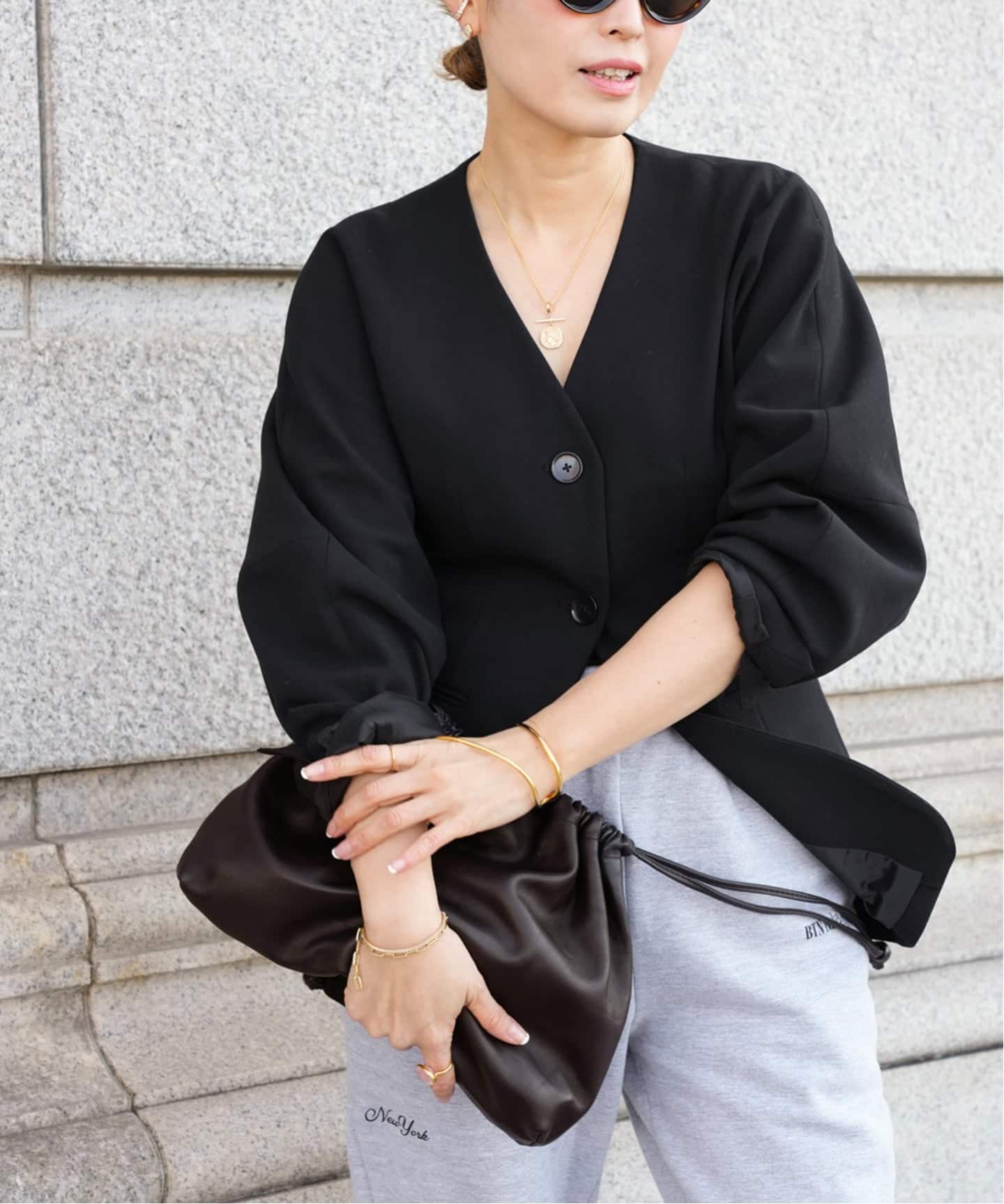 CELERI/セルリ】 BIG POUCH（クラッチバッグ）｜Deuxieme Classe