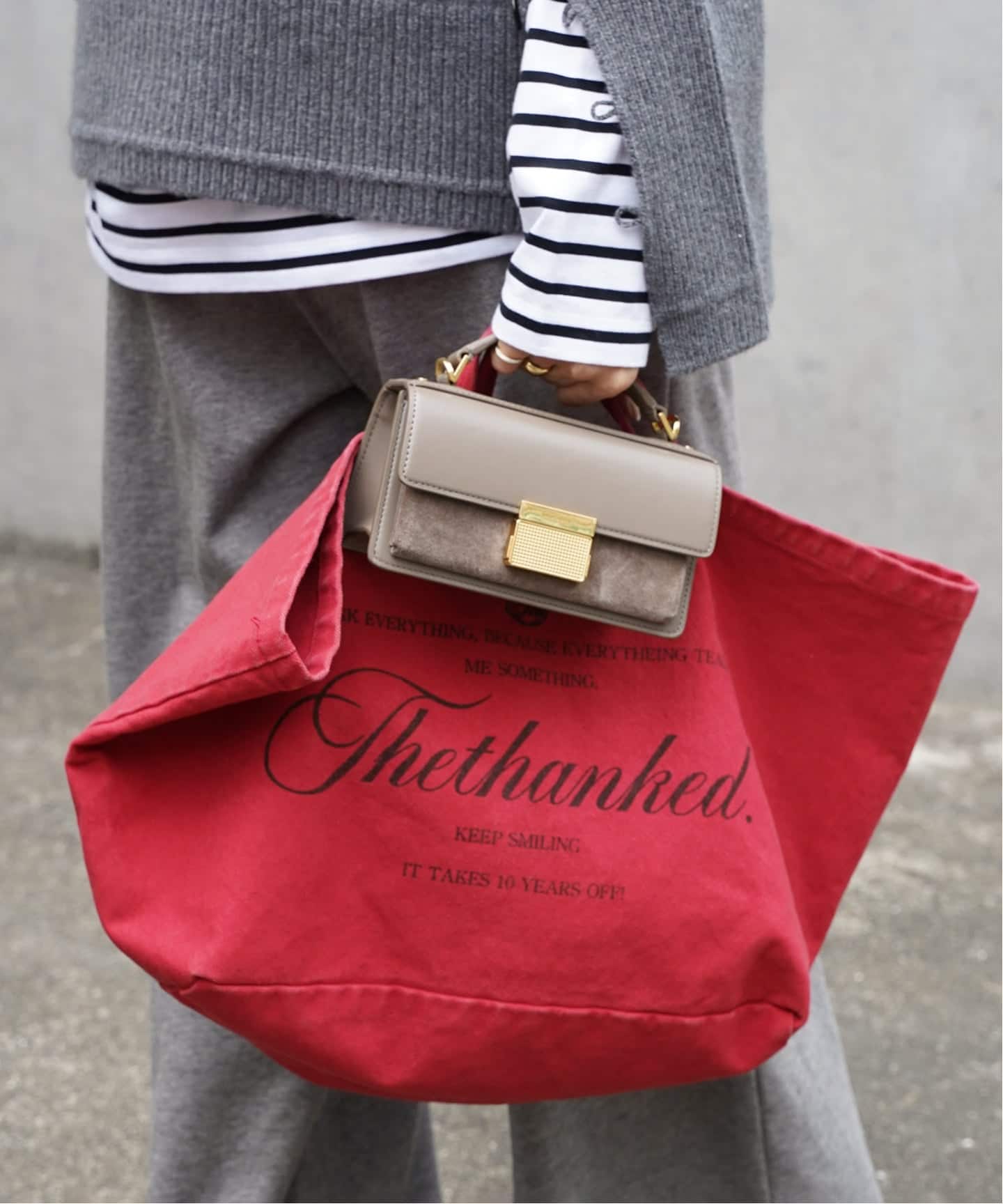 追加 Logo bag big 2（トートバッグ）｜Deuxieme Classe