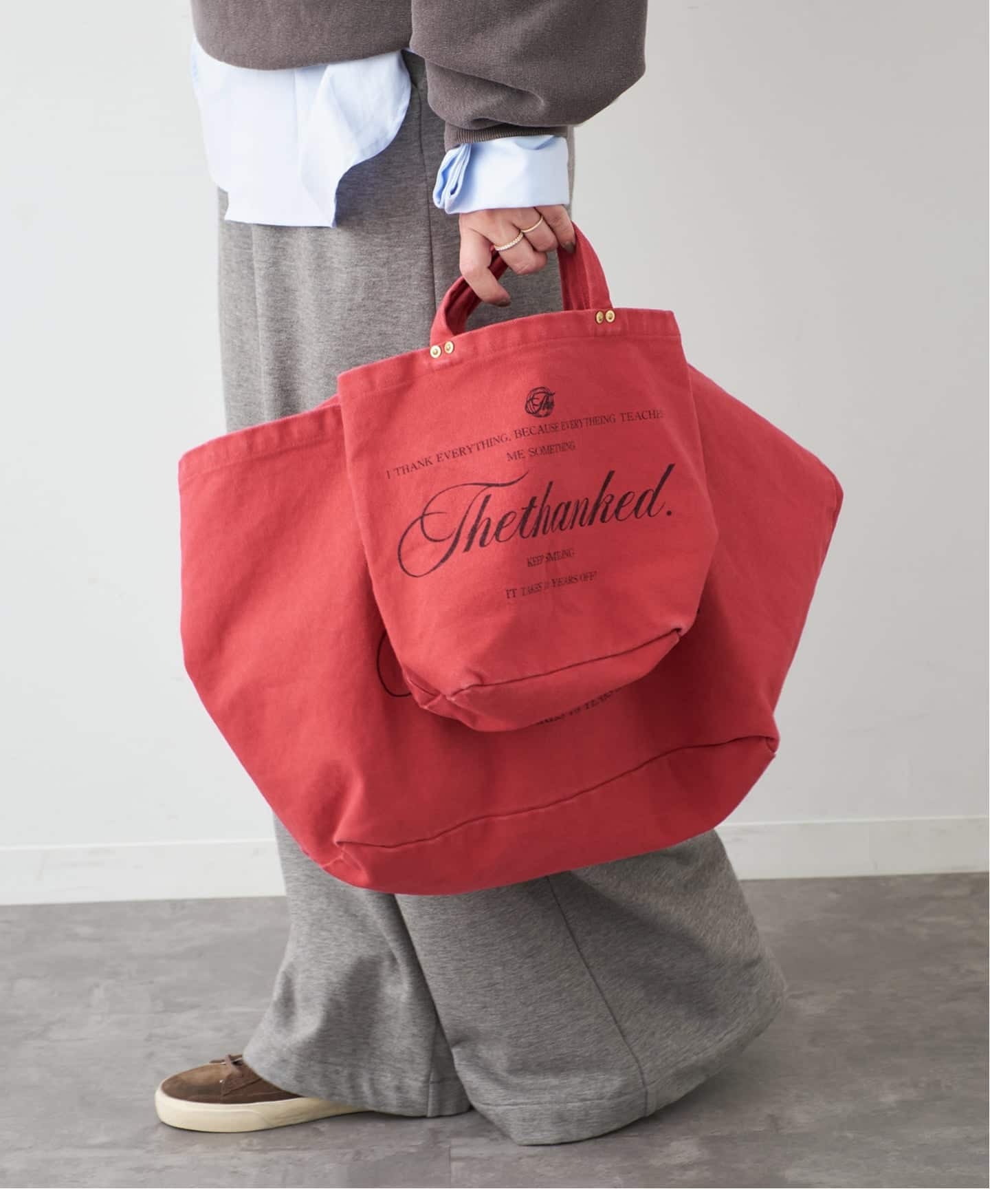 予約》追加 Logo bag small 2（トートバッグ）｜Deuxieme Classe