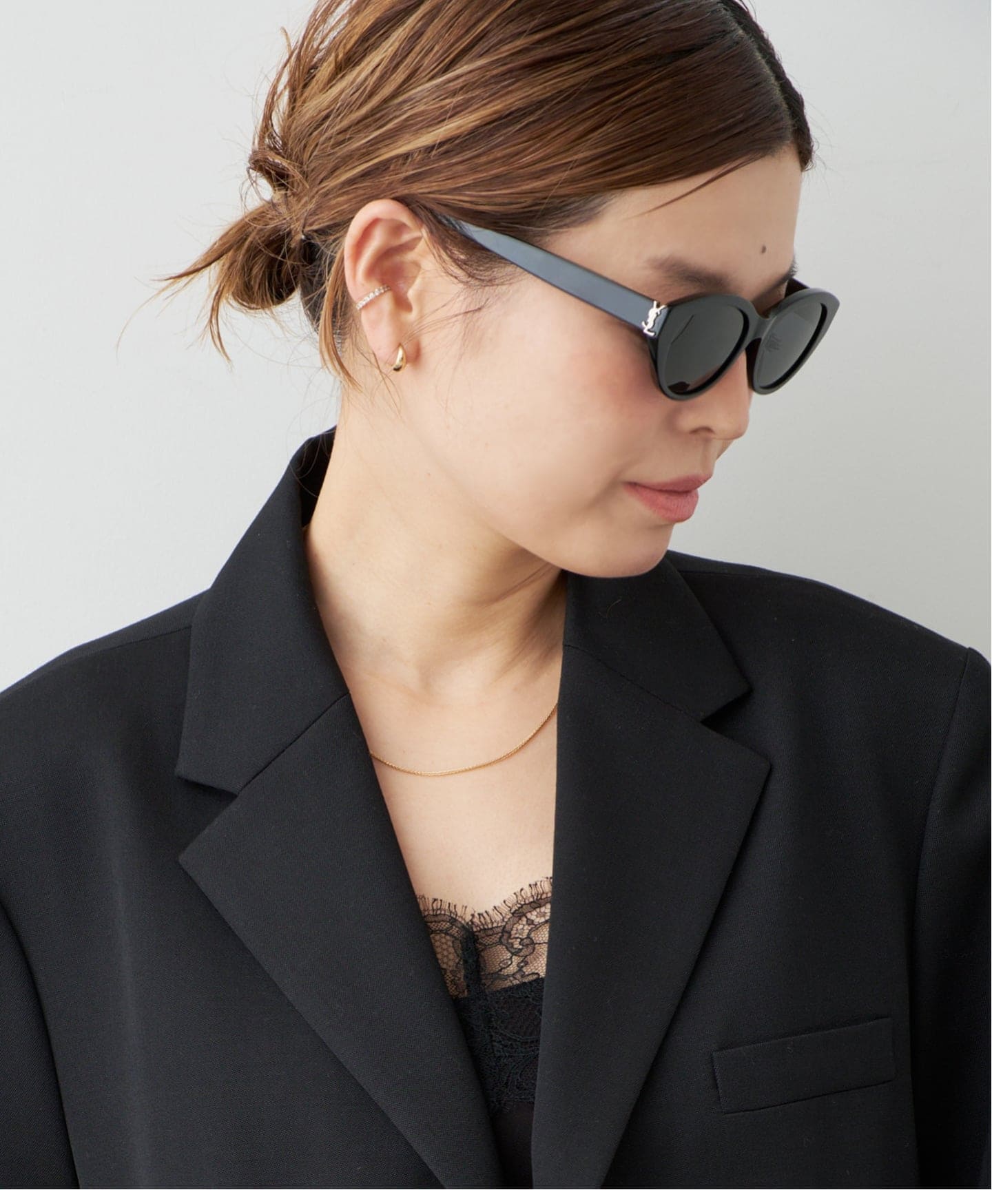 SAINT LAURENT/サンローラン】OVAL SUNGLASSES（サングラス