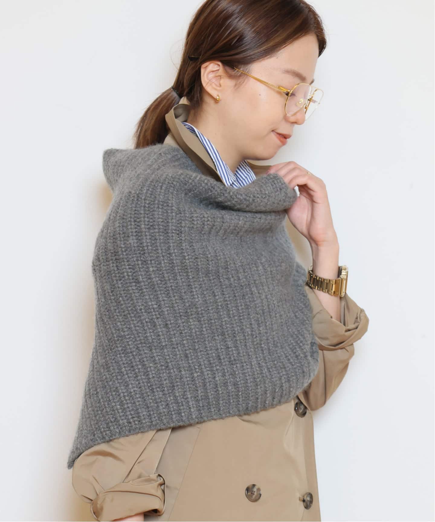 Cashmere スヌード（ネックウォーマー）｜MUSE de Deuxieme Classe