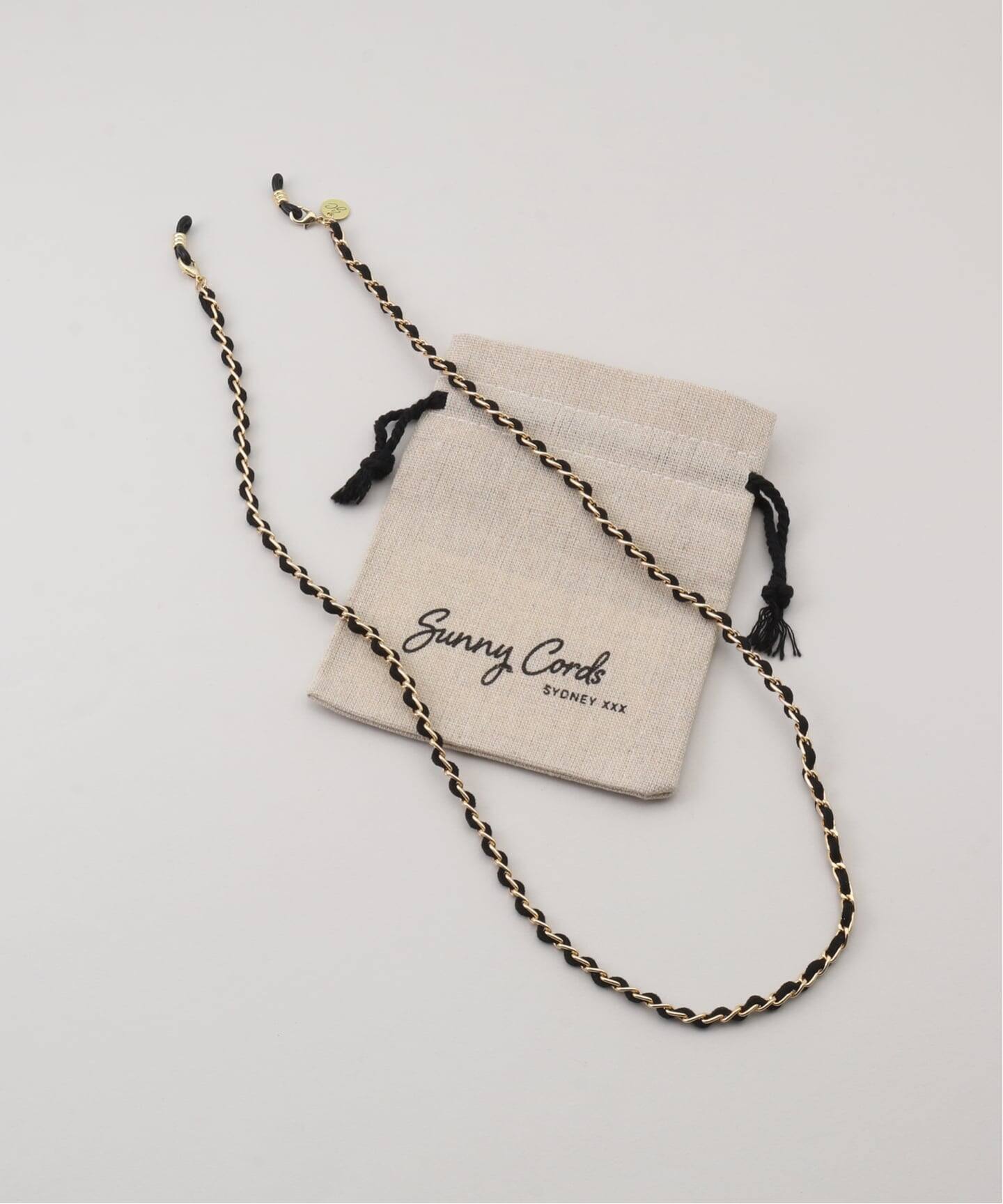 SUNNY CORDS サニーコード BLACK GOLD GLASSESコード SUNNY CORDS/サニーコード】 BLACK*GOLD GLASSES コード（その他