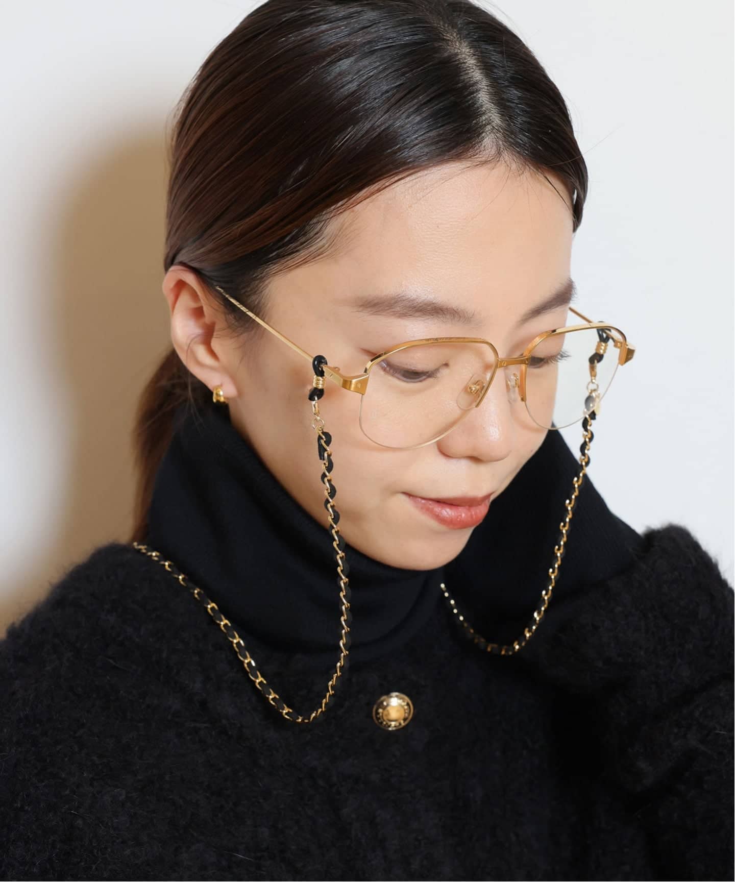SUNNY CORDS サニーコード BLACK GOLD GLASSESコード SUNNY CORDS/サニーコード】 BLACK*GOLD GLASSES コード（その他