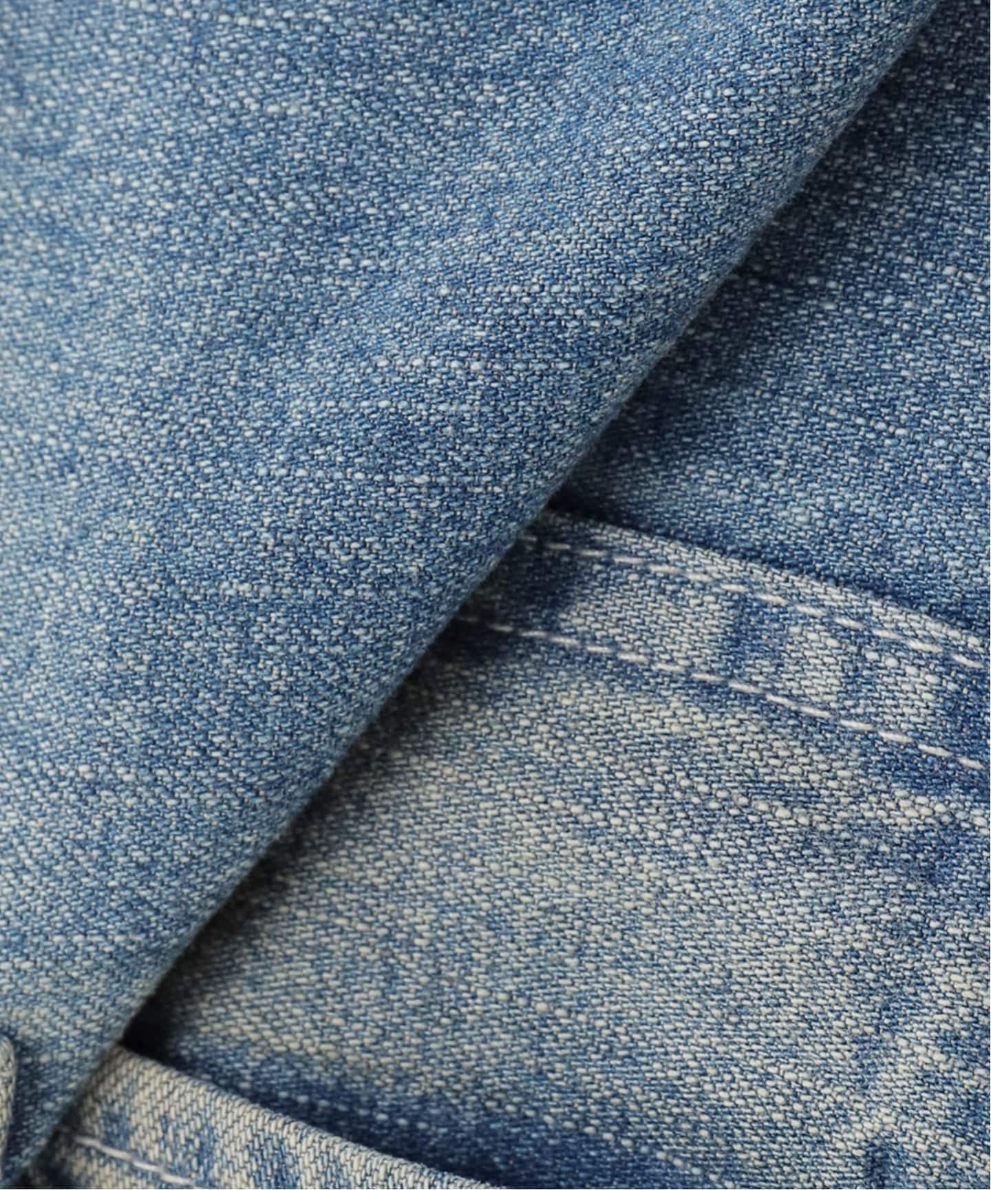 【専用】23ss ドゥーズィエムクラス CROPPED DENIM ブルー 38 R13/アールサーティーン】CROPPED DENIM エプロン（その他ファッション