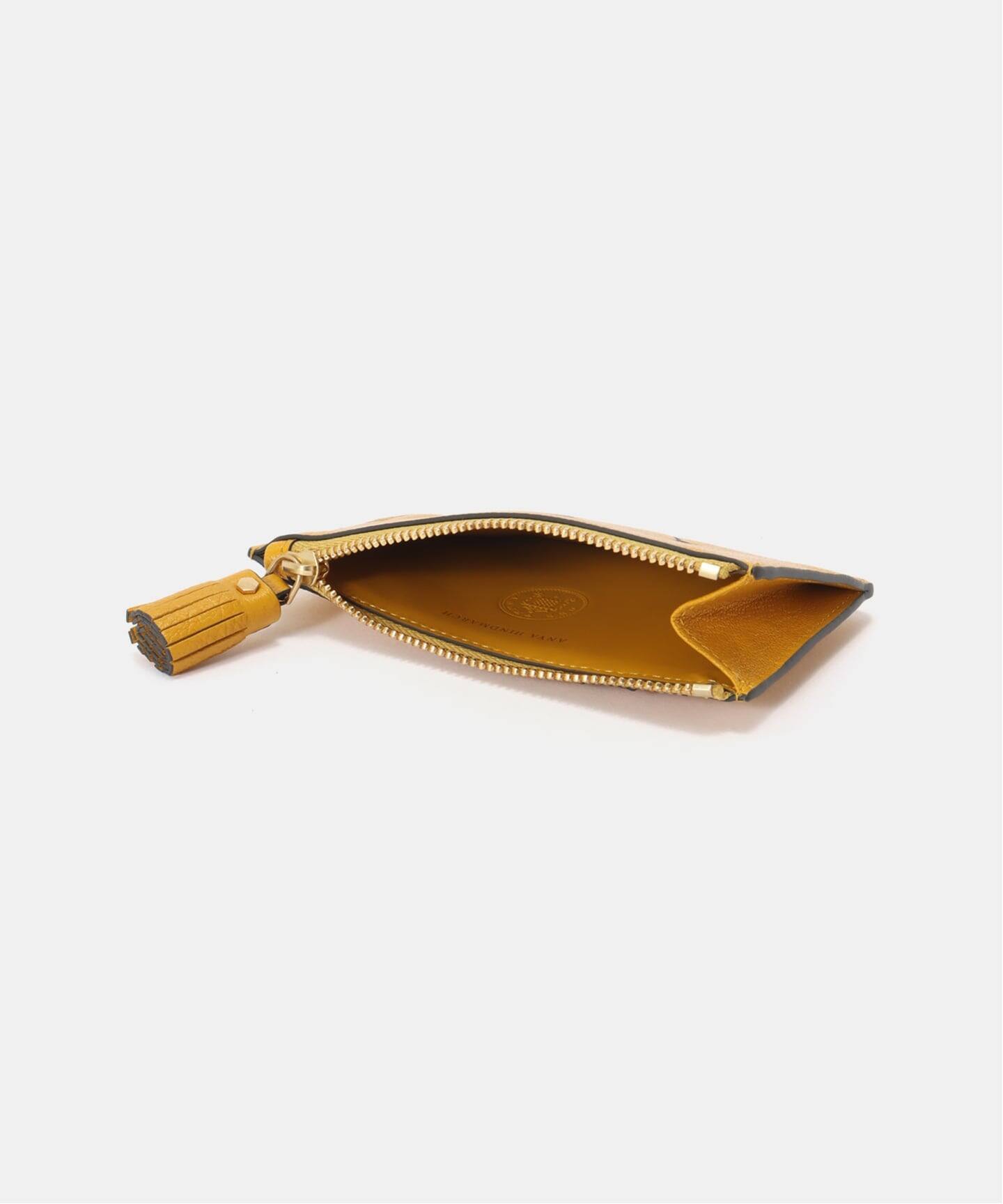 アニヤハインドマーチ iPad ケース　ゴールド ANYA HINDMARCH/アニヤ ハインドマーチ】 WINK ZIP CARD CASE（カード