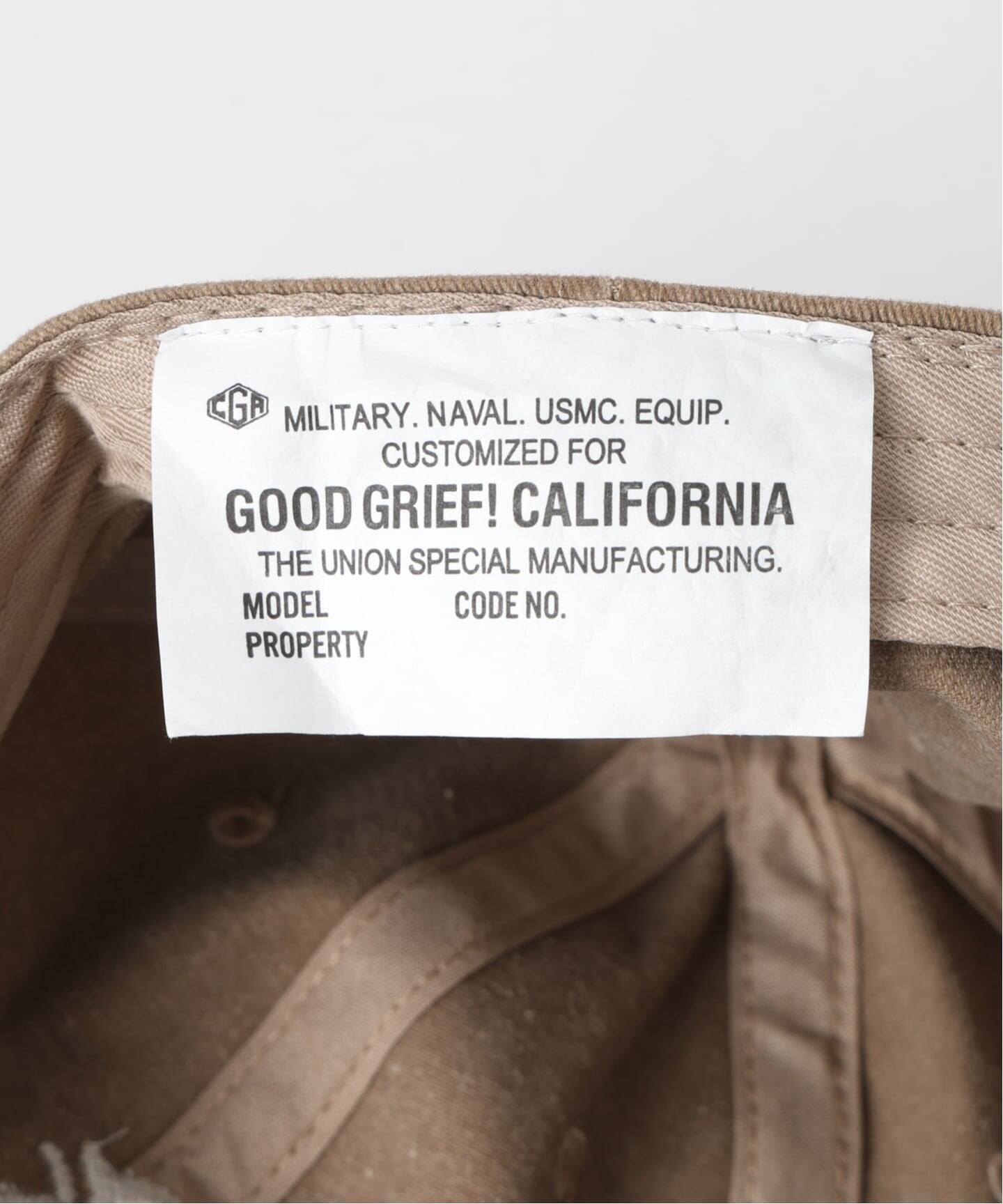 GOOD GRIEF!/グッド グリーフ】 SD WASHED CAP（キャップ）｜L