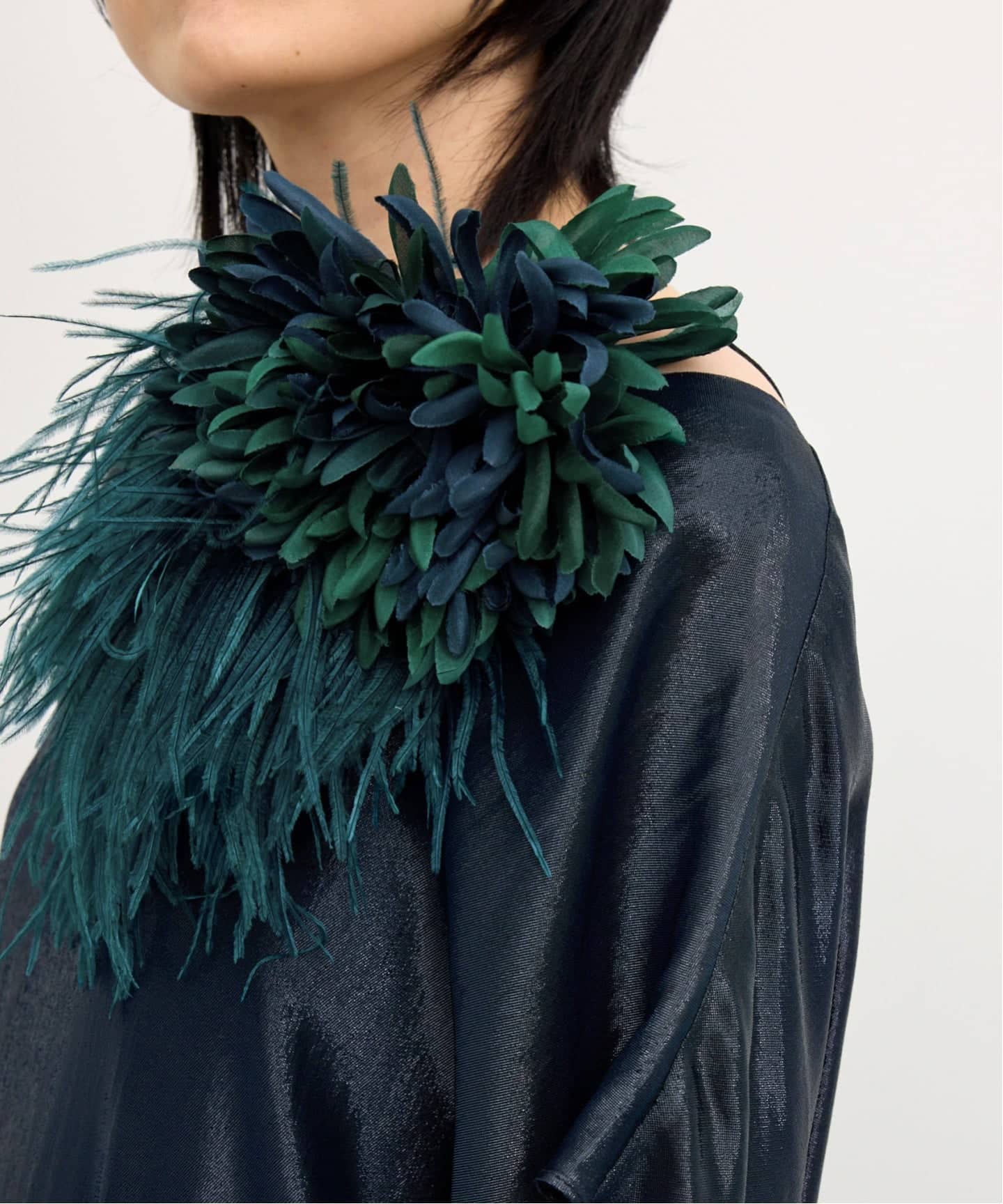 【INDRESS/インドレス】 Ostrich feacher broach INDRESS/インドレス】 OSTRICH FEATHER BROOCHES（その他ファッション