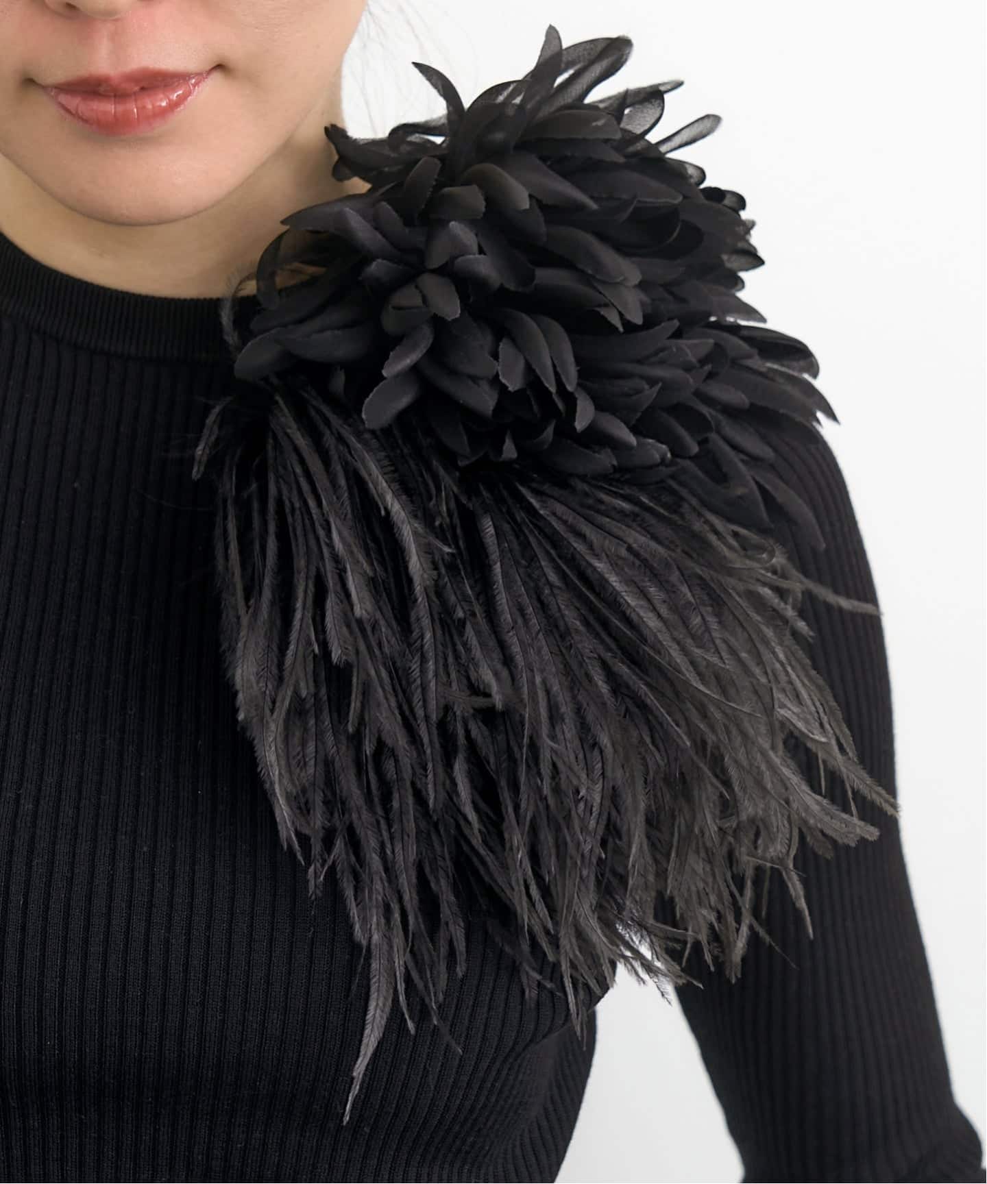 INDRESS/インドレス】 OSTRICH FEATHER BROOCHES（その他ファッション