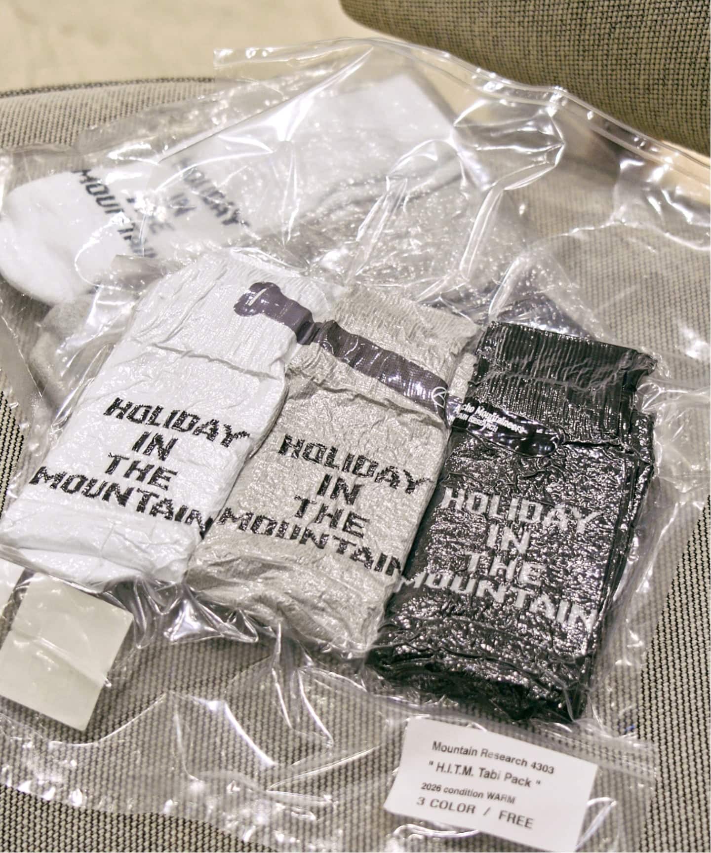 MOUNTAIN RESEARCH/マウンテン リサーチ】 Tabi Pack Socks（ソックス