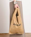 スエードプリントバッグ